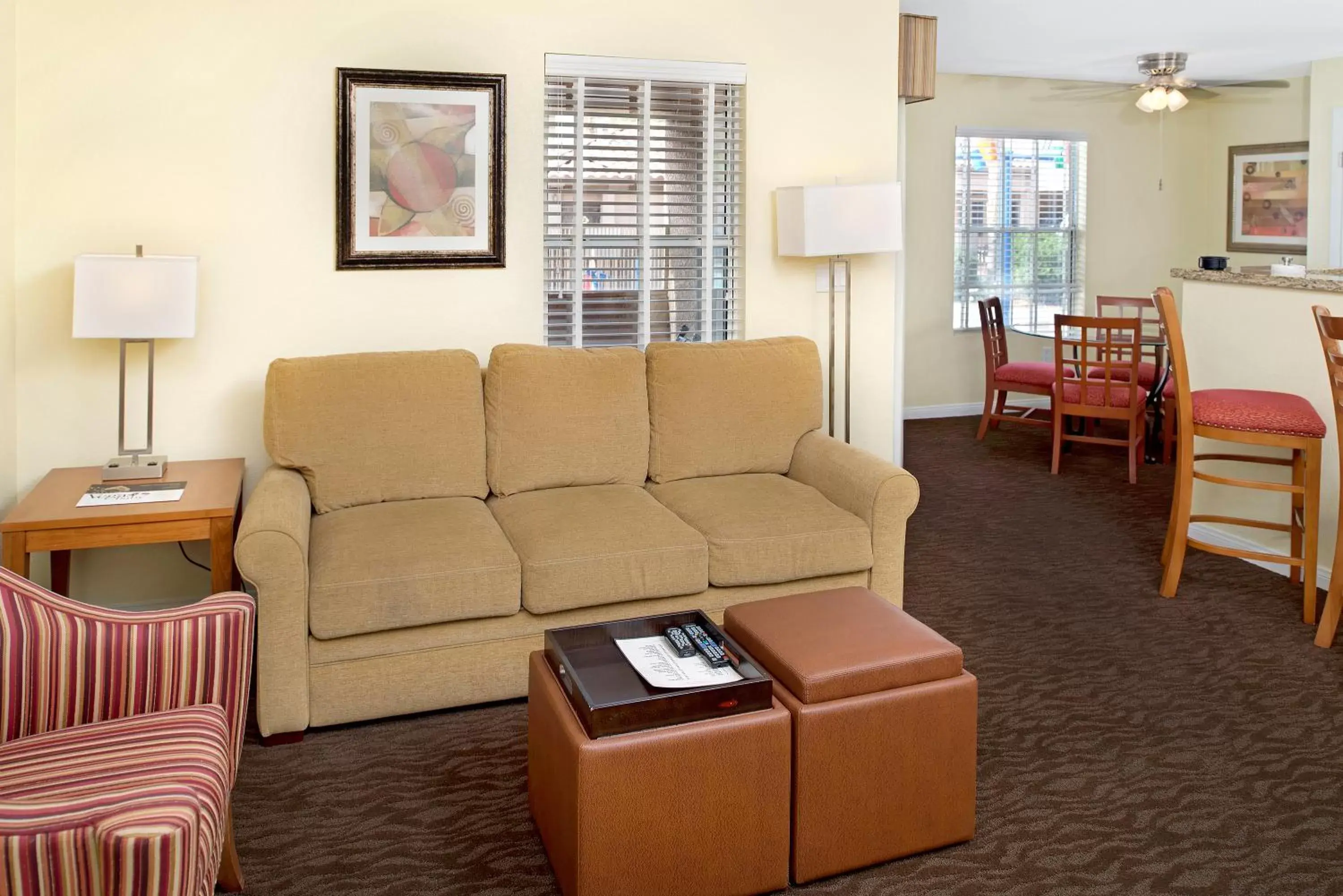 TV and multimedia, Seating Area in Hilton Vacation Club Desert Retreat Las Vegas