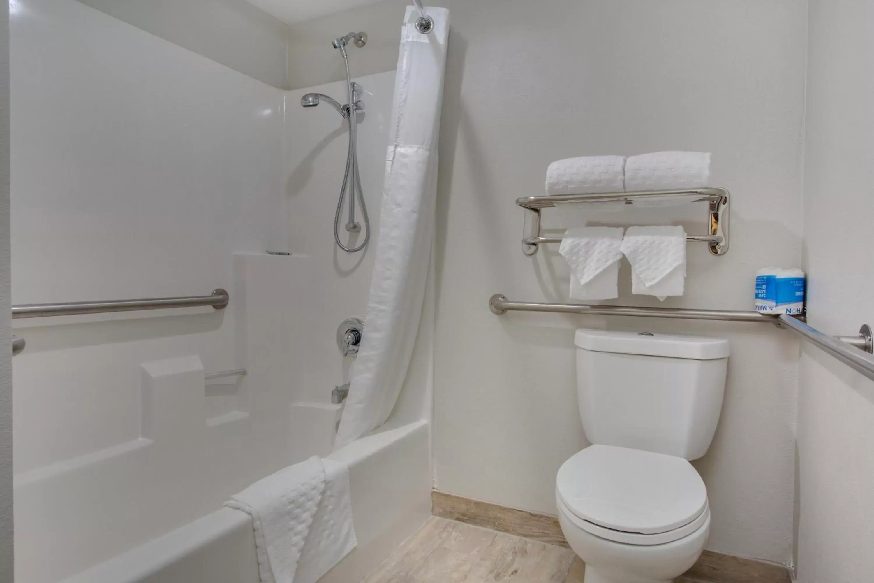 Bathroom in SureStay Plus Hotel by Best Western Chula Vista West