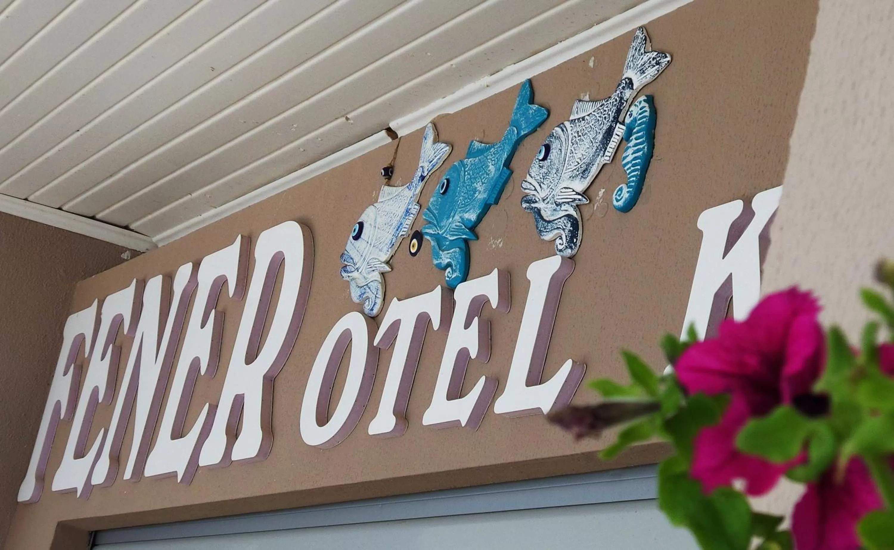 Decorative detail in Fener Hotel Café & Kahvalti