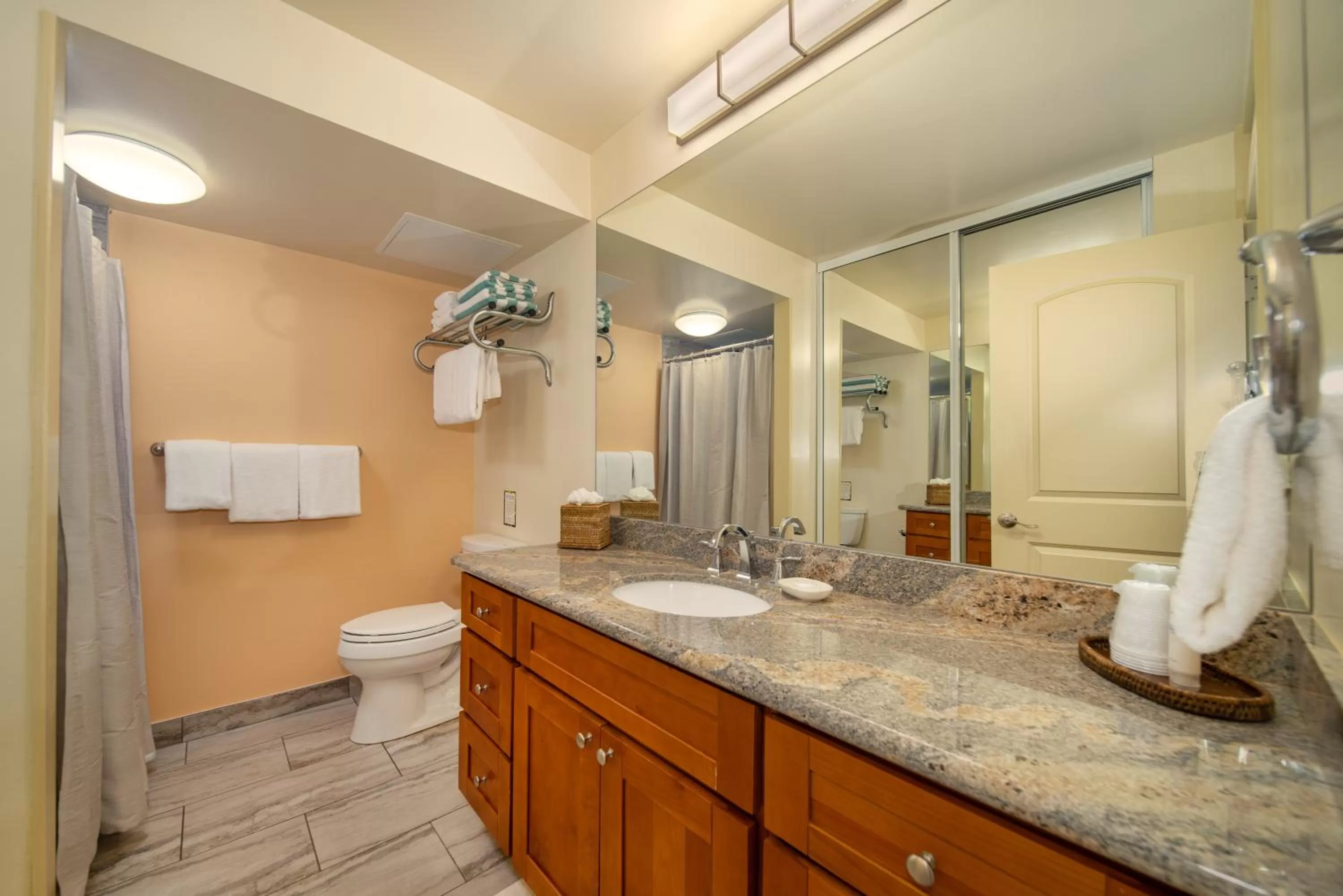 Shower in Napili Shores Maui by OUTRIGGER - No Resort & Housekeeping Fees