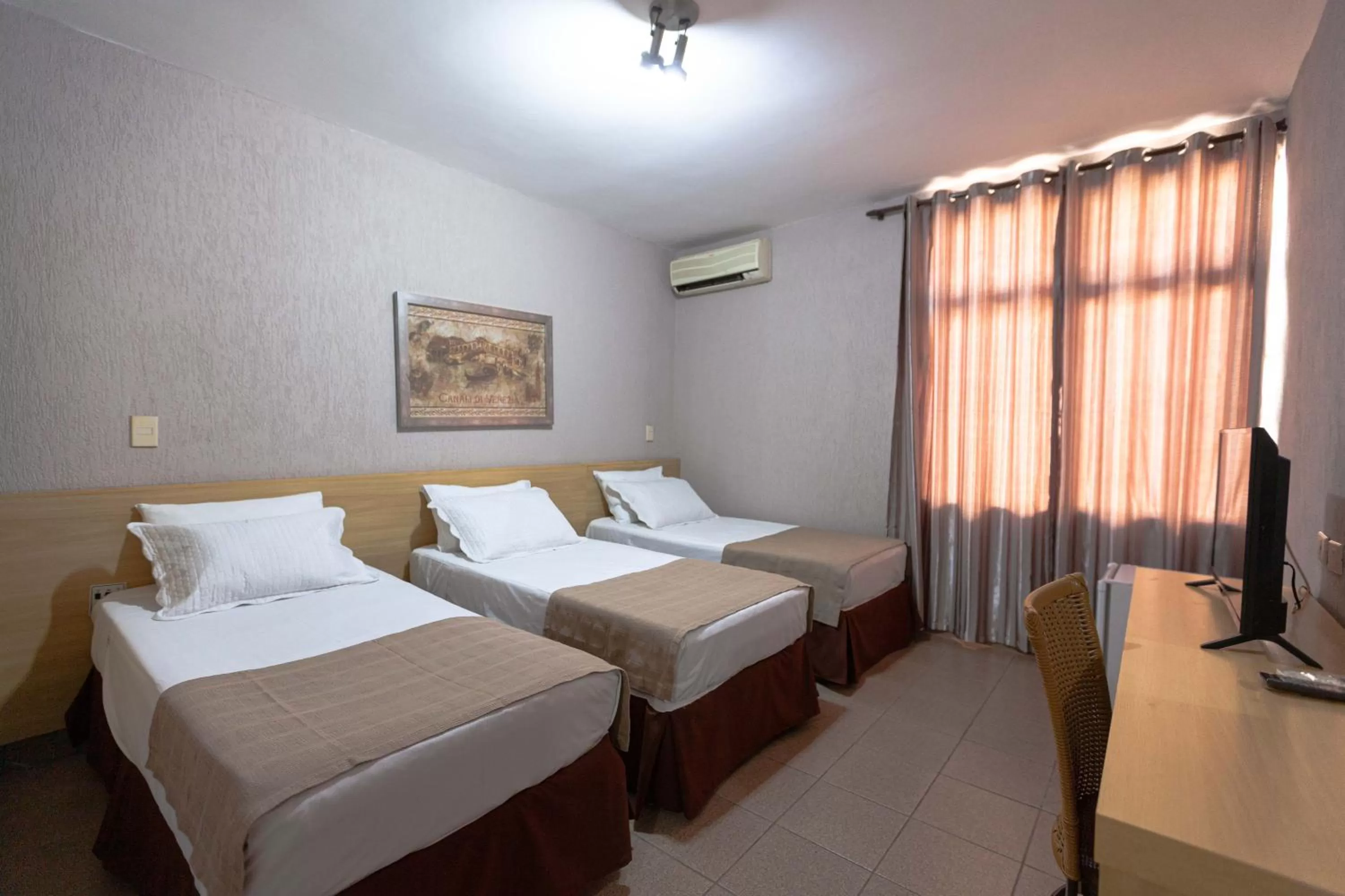 Bed in Hotel Foz do Iguaçu