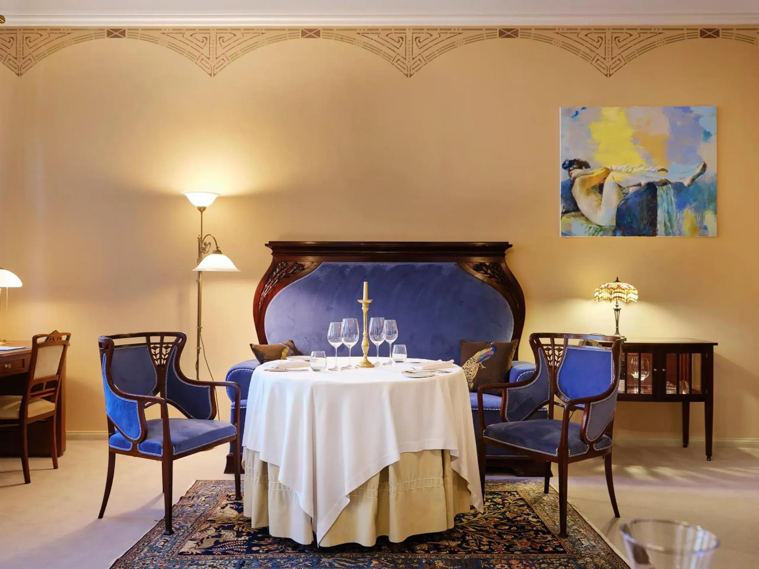 Seating area, Restaurant/Places to Eat in Villa Ammende Restaurant and Hotel