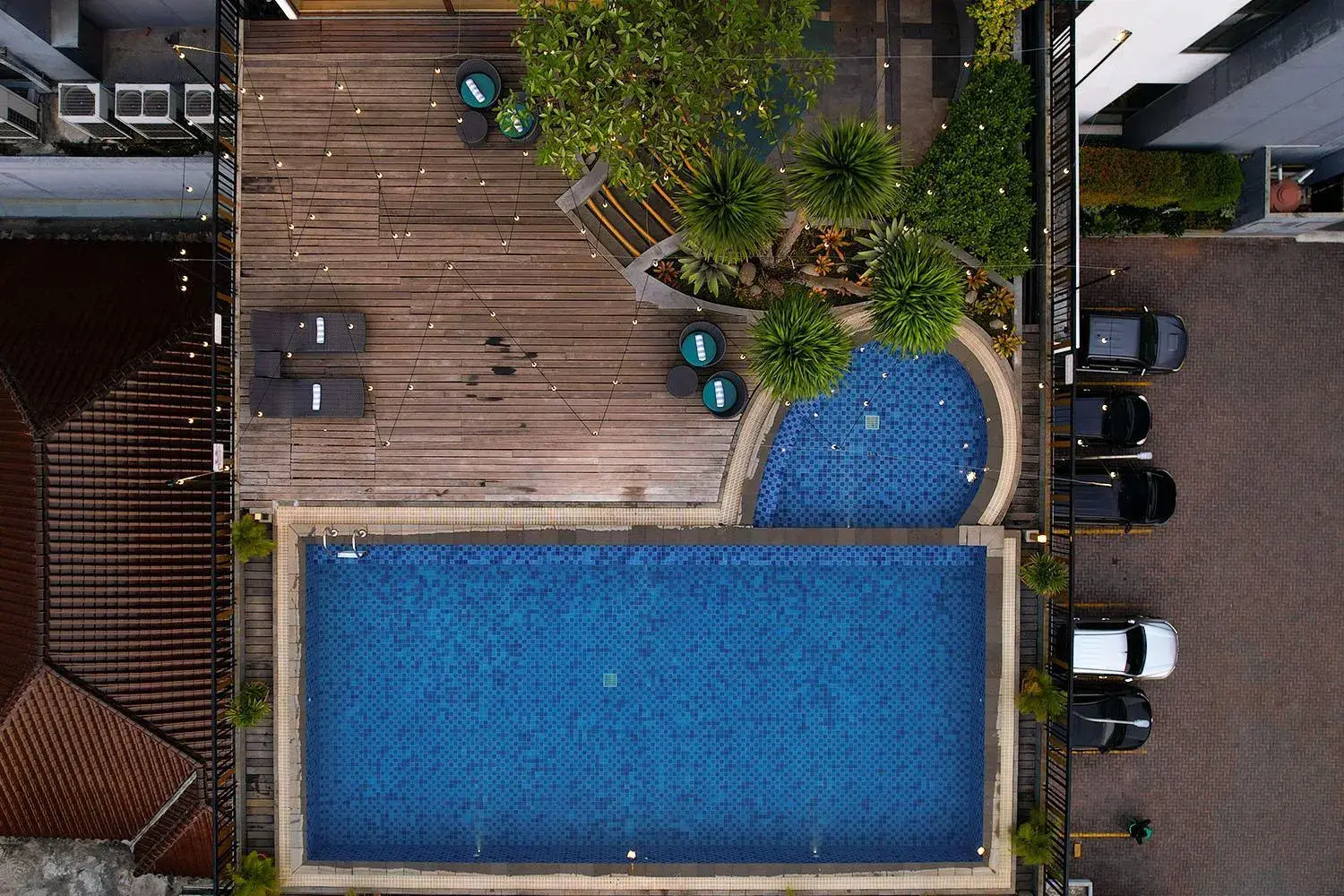 Swimming pool, Pool View in THE 1O1 Palembang Rajawali