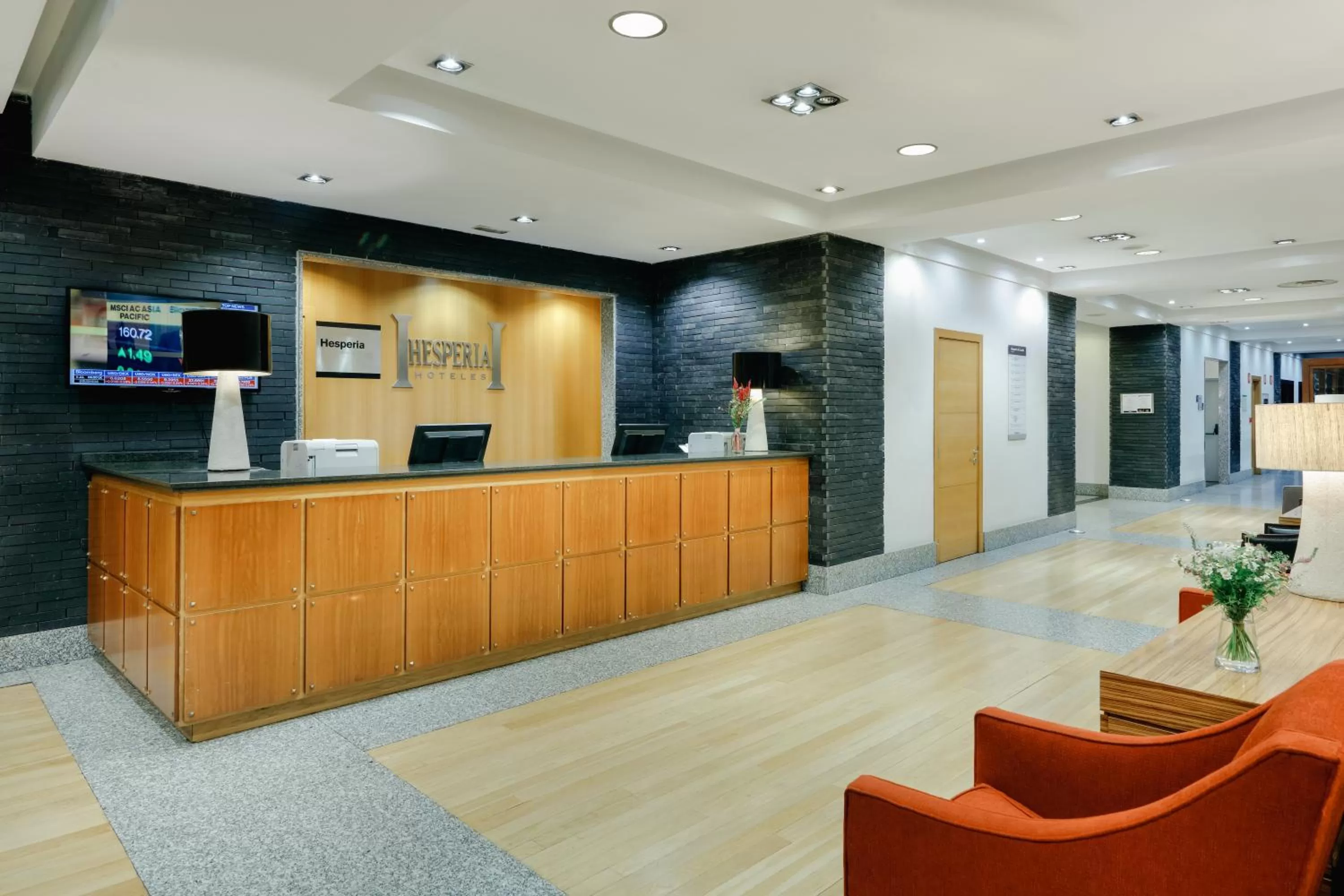 Lobby or reception in Hesperia A Coruña Centro