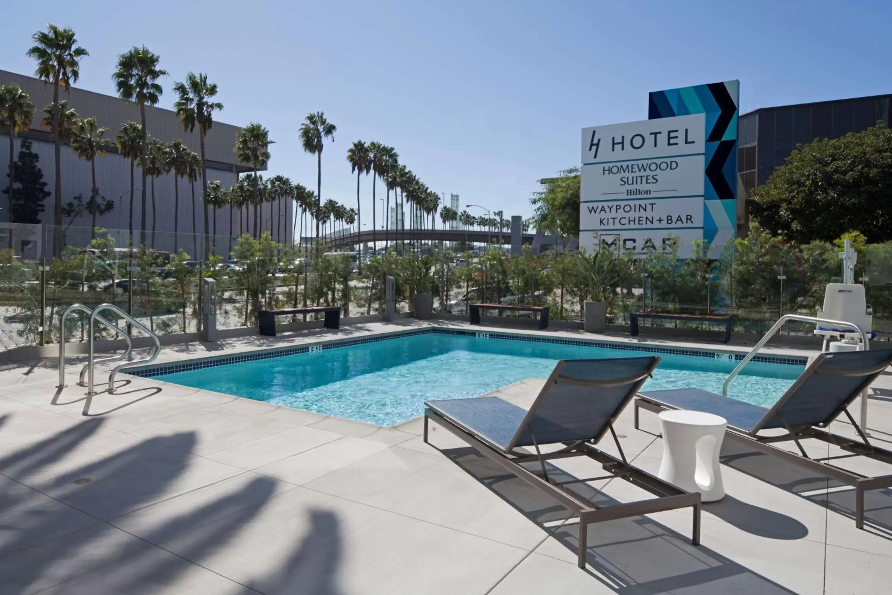 Pool view, Swimming Pool in H Hotel Los Angeles, Curio Collection By Hilton