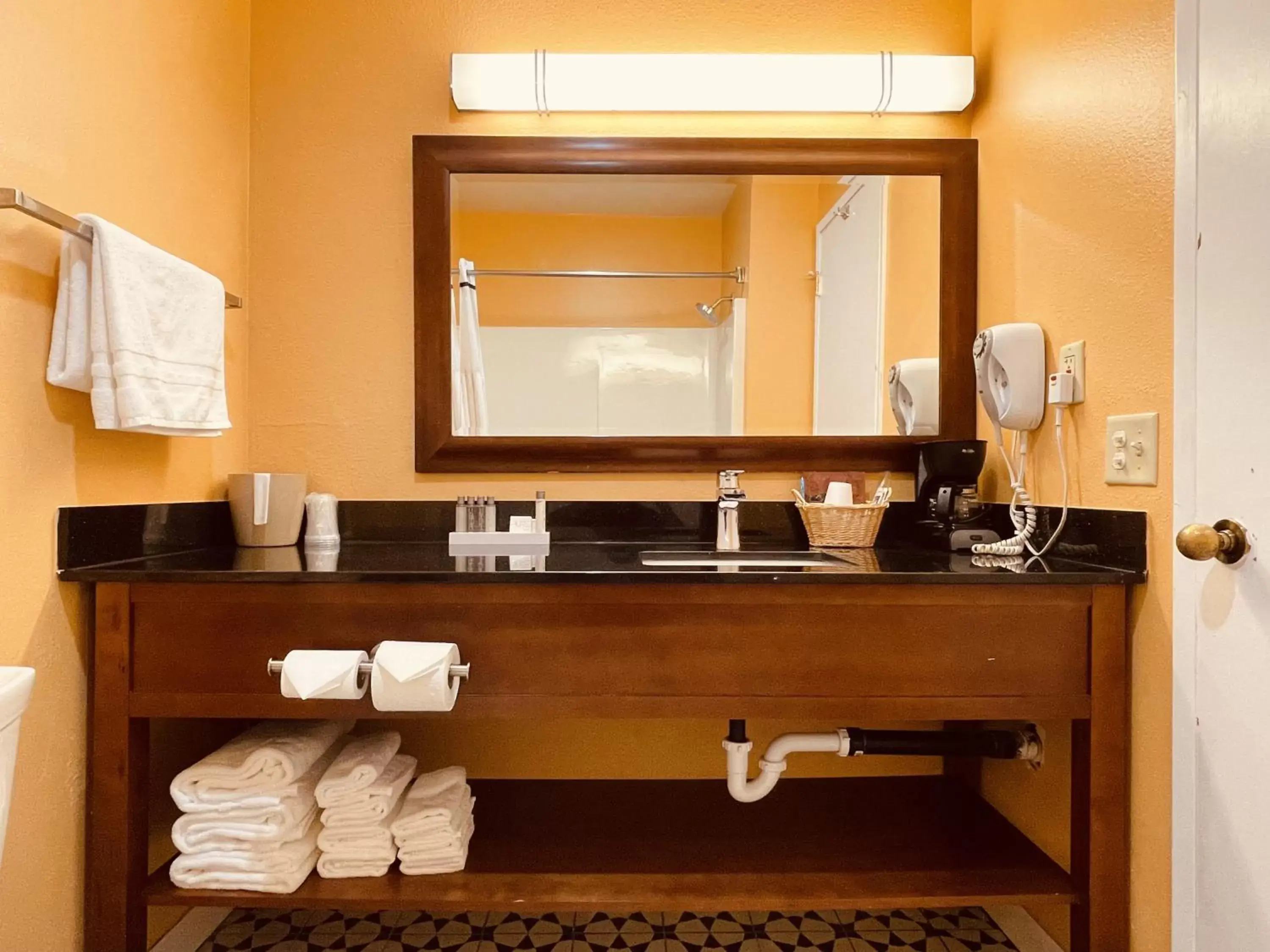 Bathroom in Apple Inn Motel