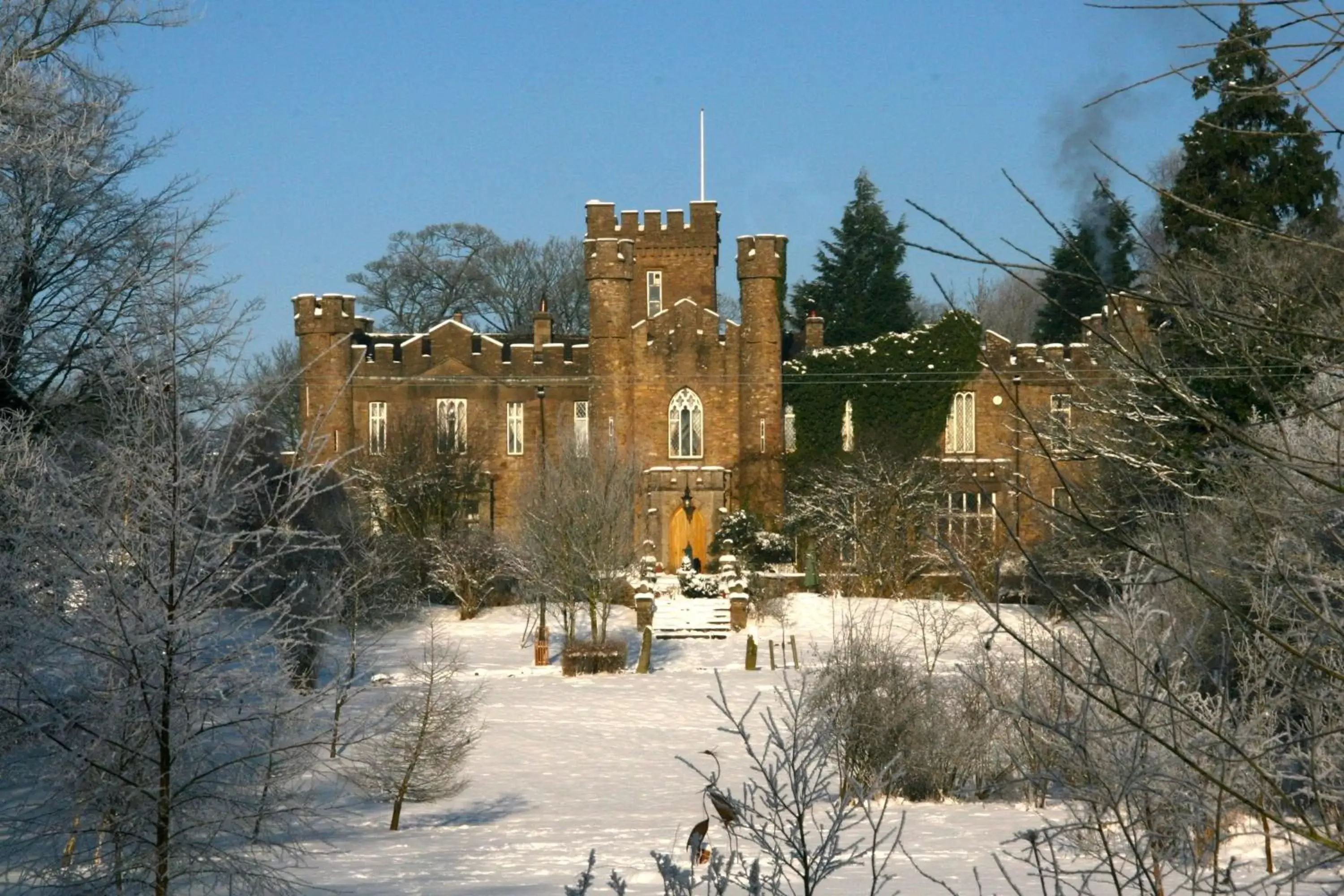 Property building, Winter in Augill Castle