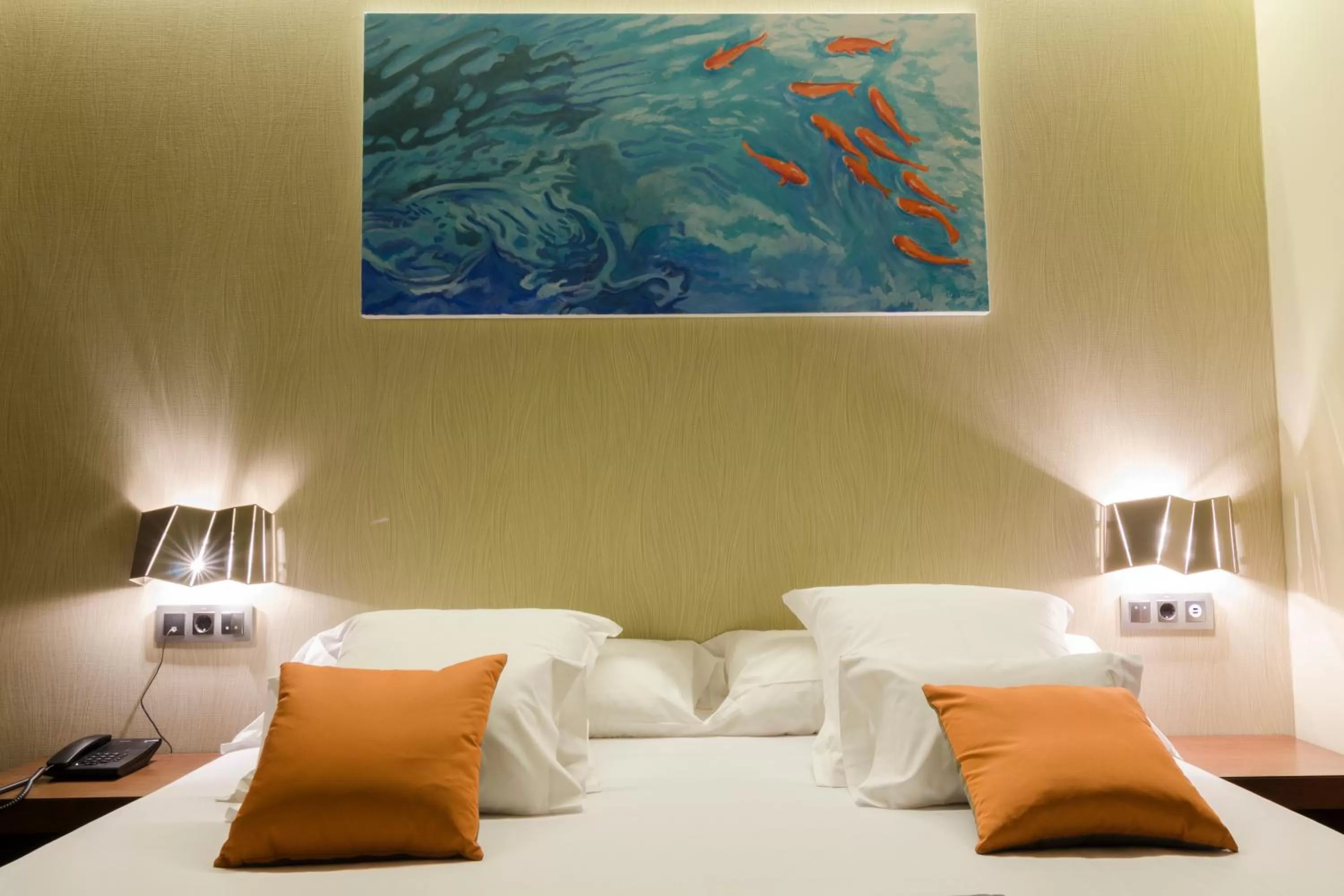 Decorative detail, Bed in Agua de Mar Hotel Boutique