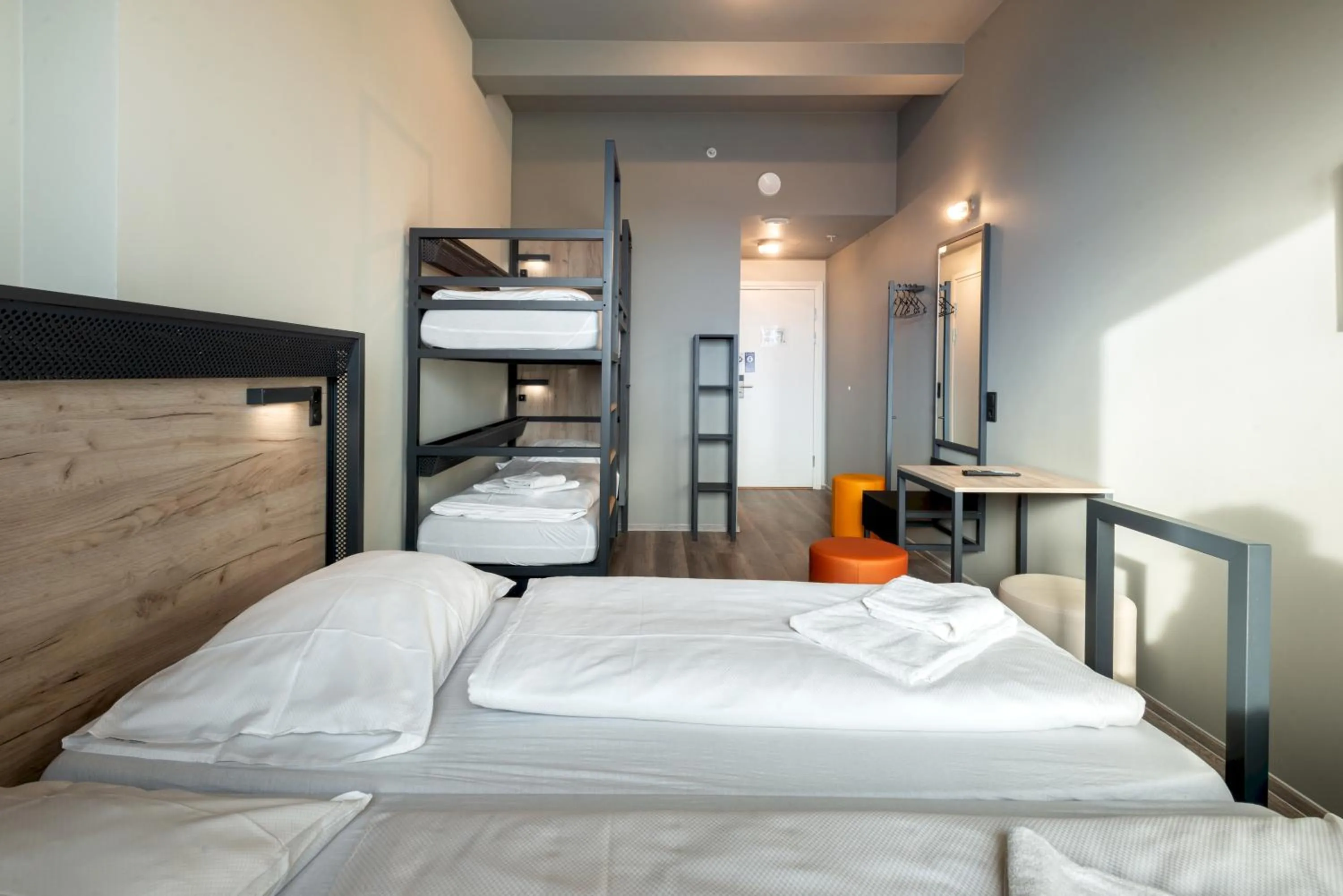 Bed in a&o Copenhagen Sydhavn