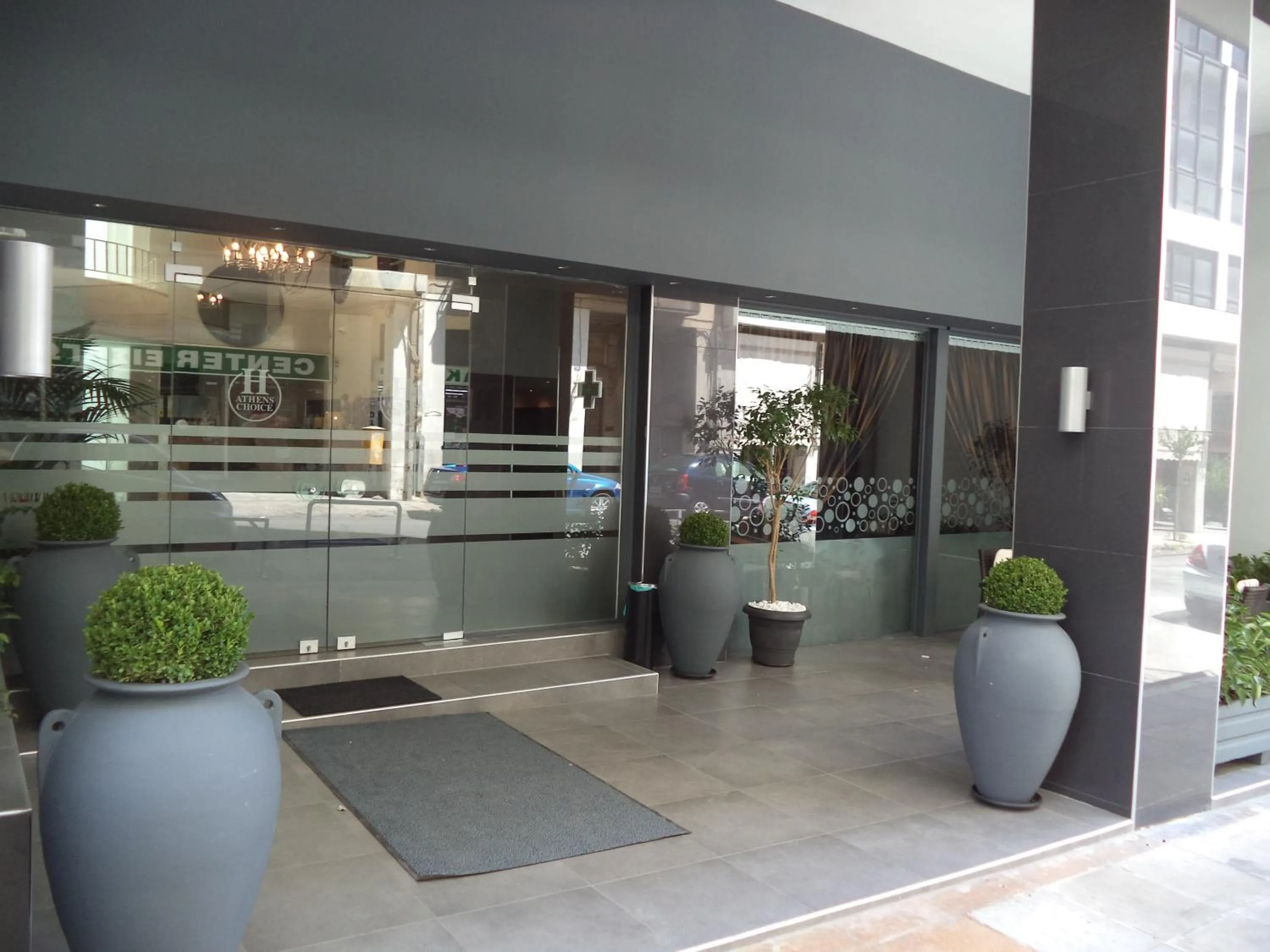 Patio in Athens Choice Hotel