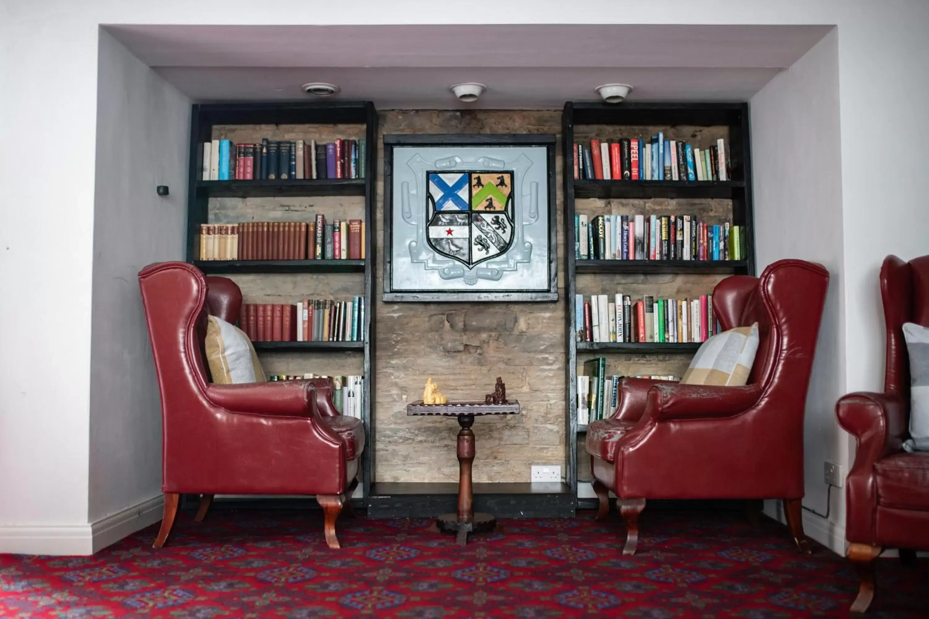 Library in Karma Salford Hall Hotel