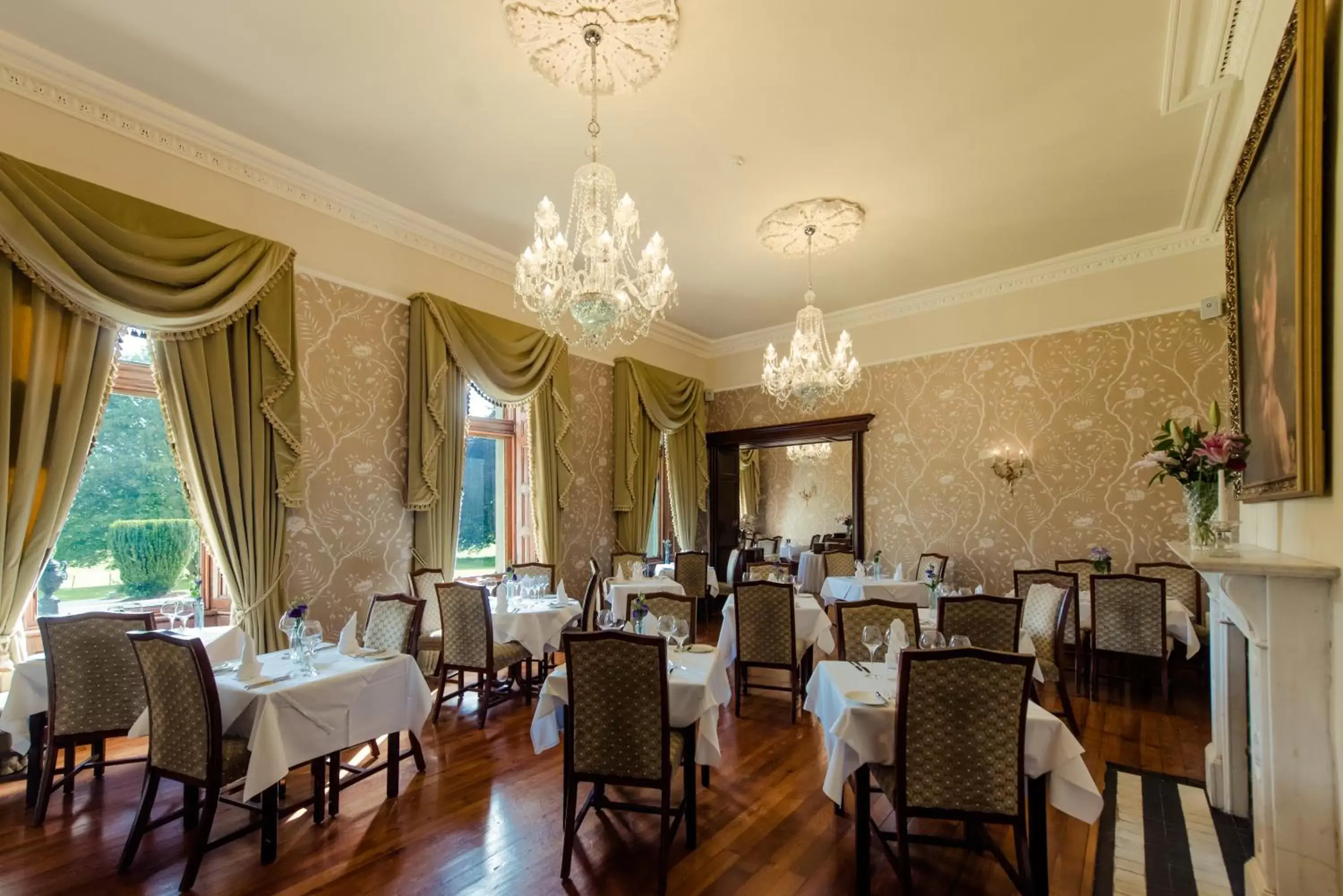 Dining area in Cahernane House Hotel