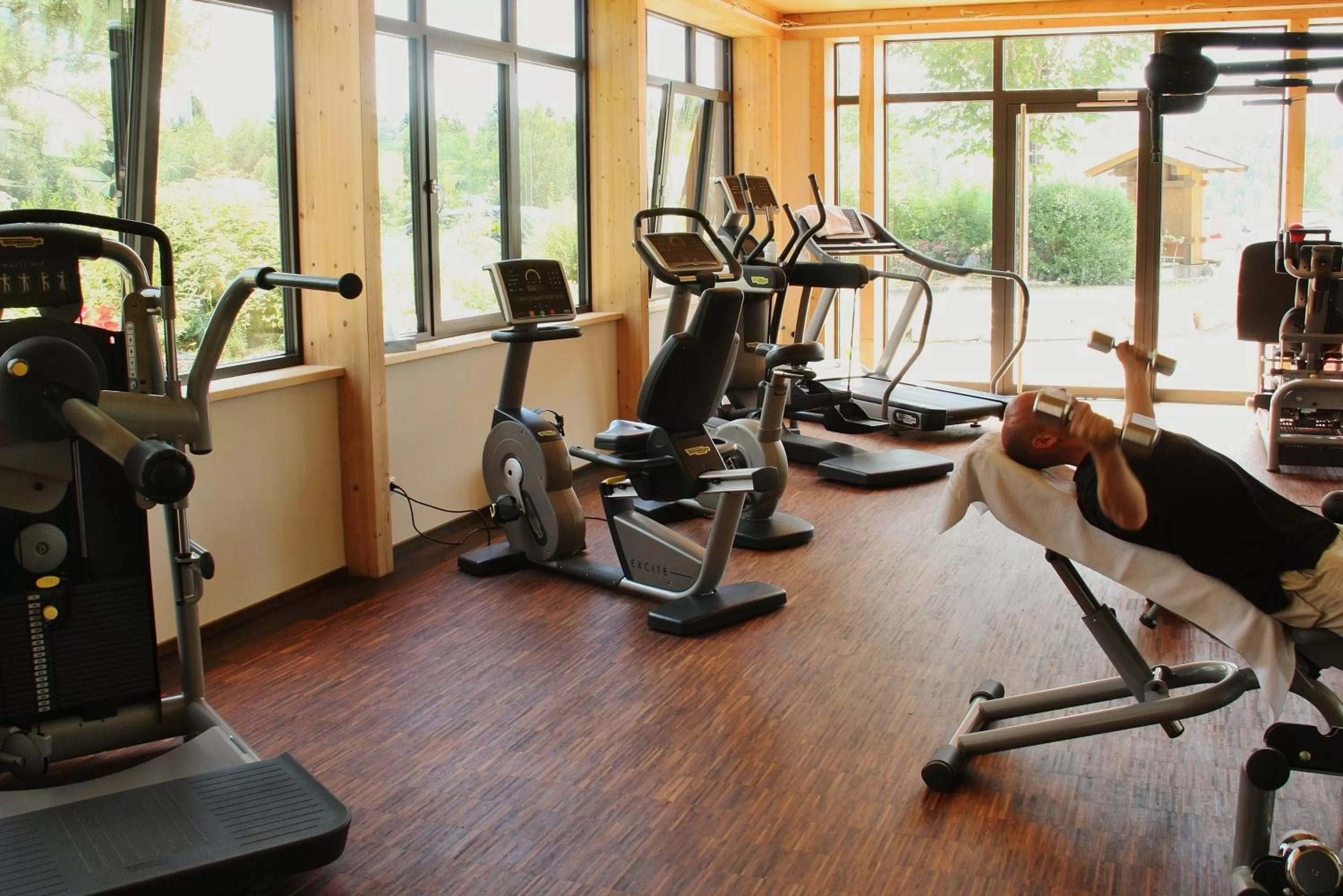 Fitness centre/facilities in Parkhotel am Soier See