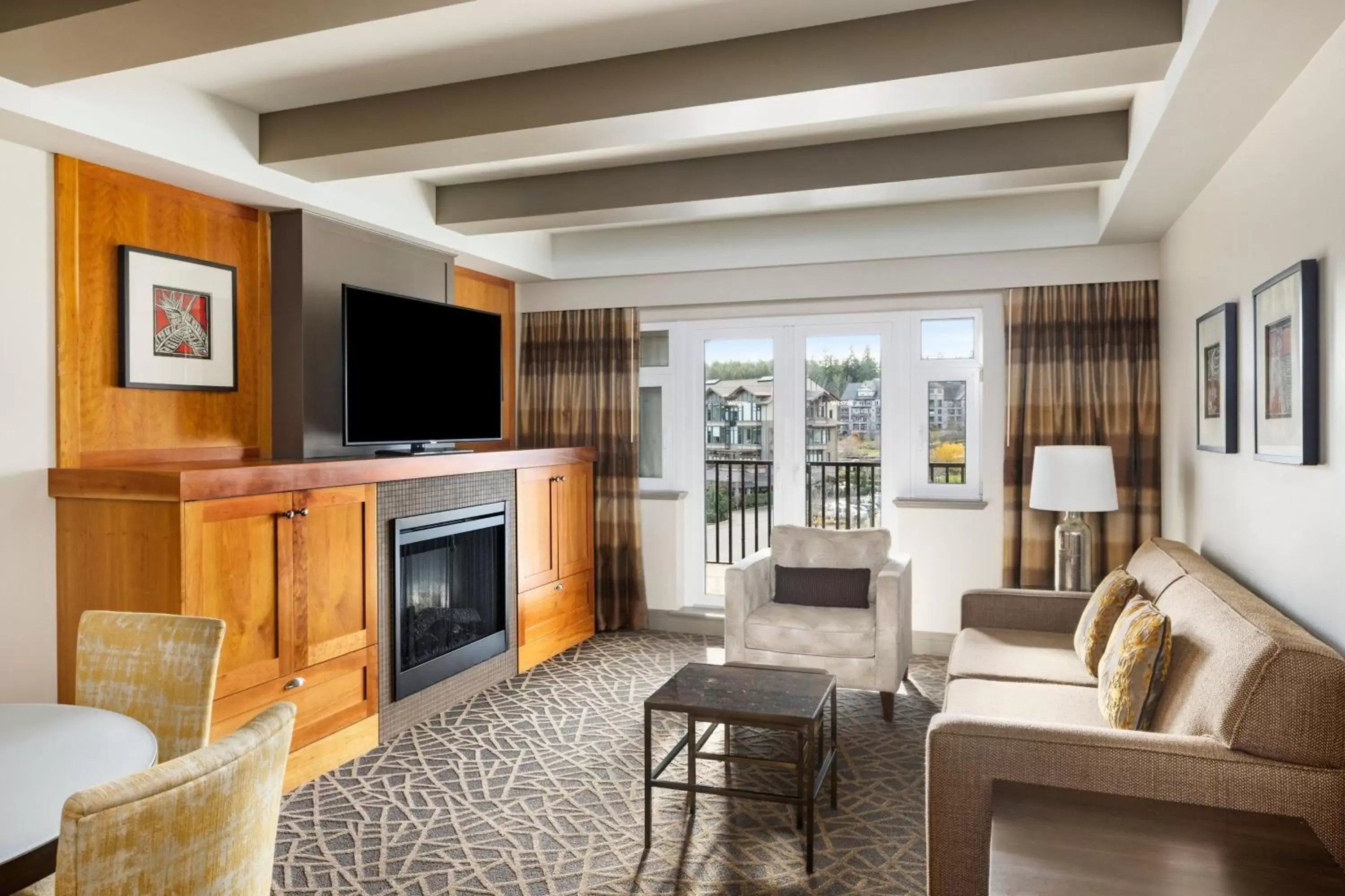 Bedroom, TV/Entertainment Center in The Westin Bear Mountain Resort & Spa, Victoria