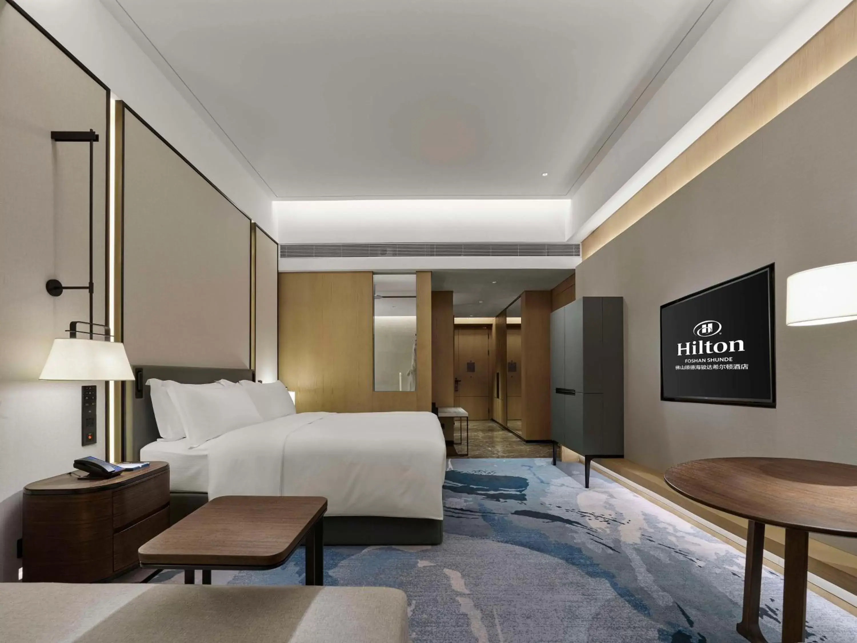 Bed in Hilton Foshan Shunde