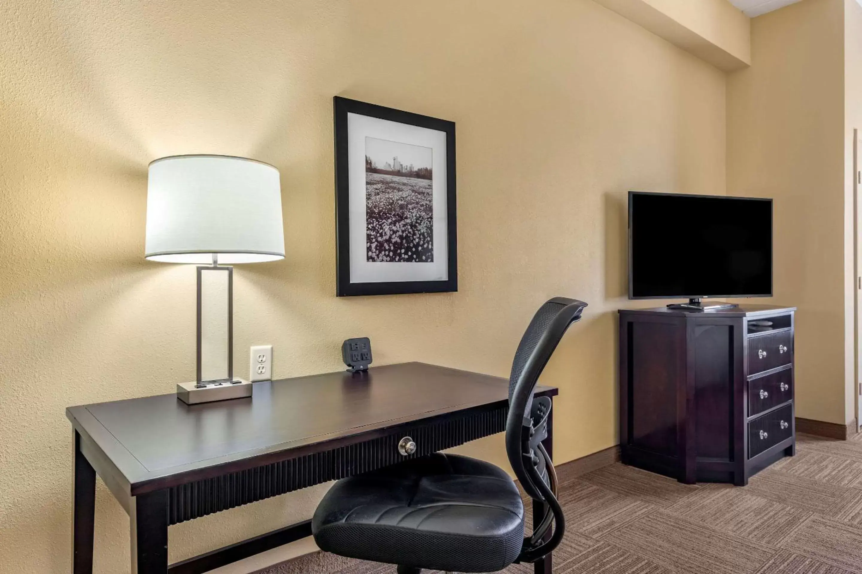 Photo of the whole room, TV/Entertainment Center in Comfort Suites Frisco