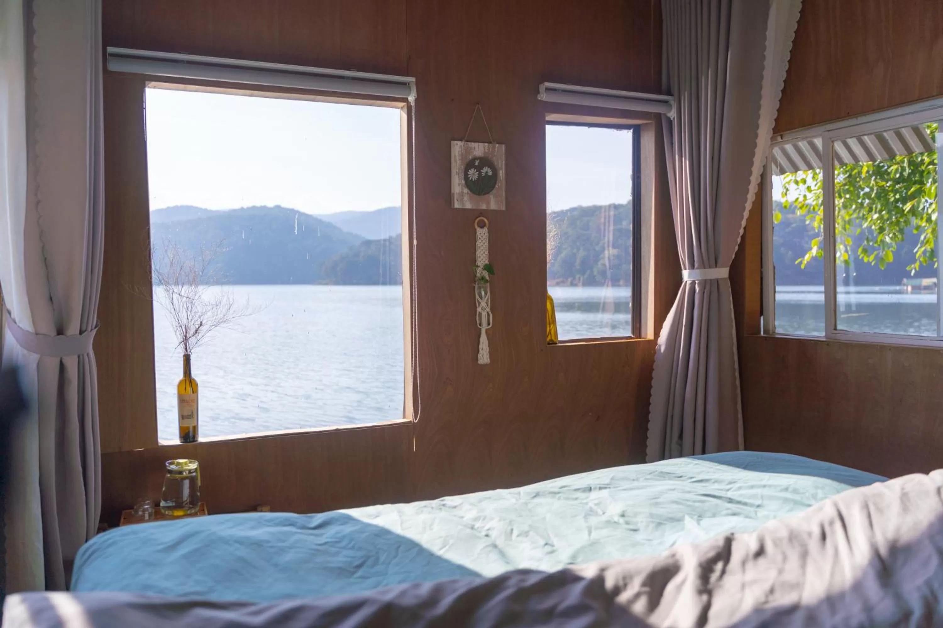 Lake view, Bed in The Lake House Dalat