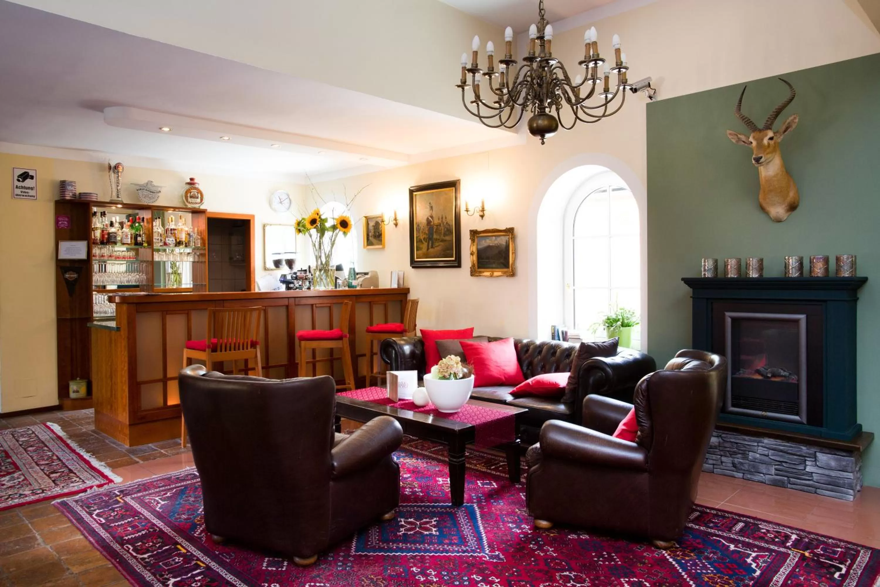 Lobby or reception in Stadthotel Kramer