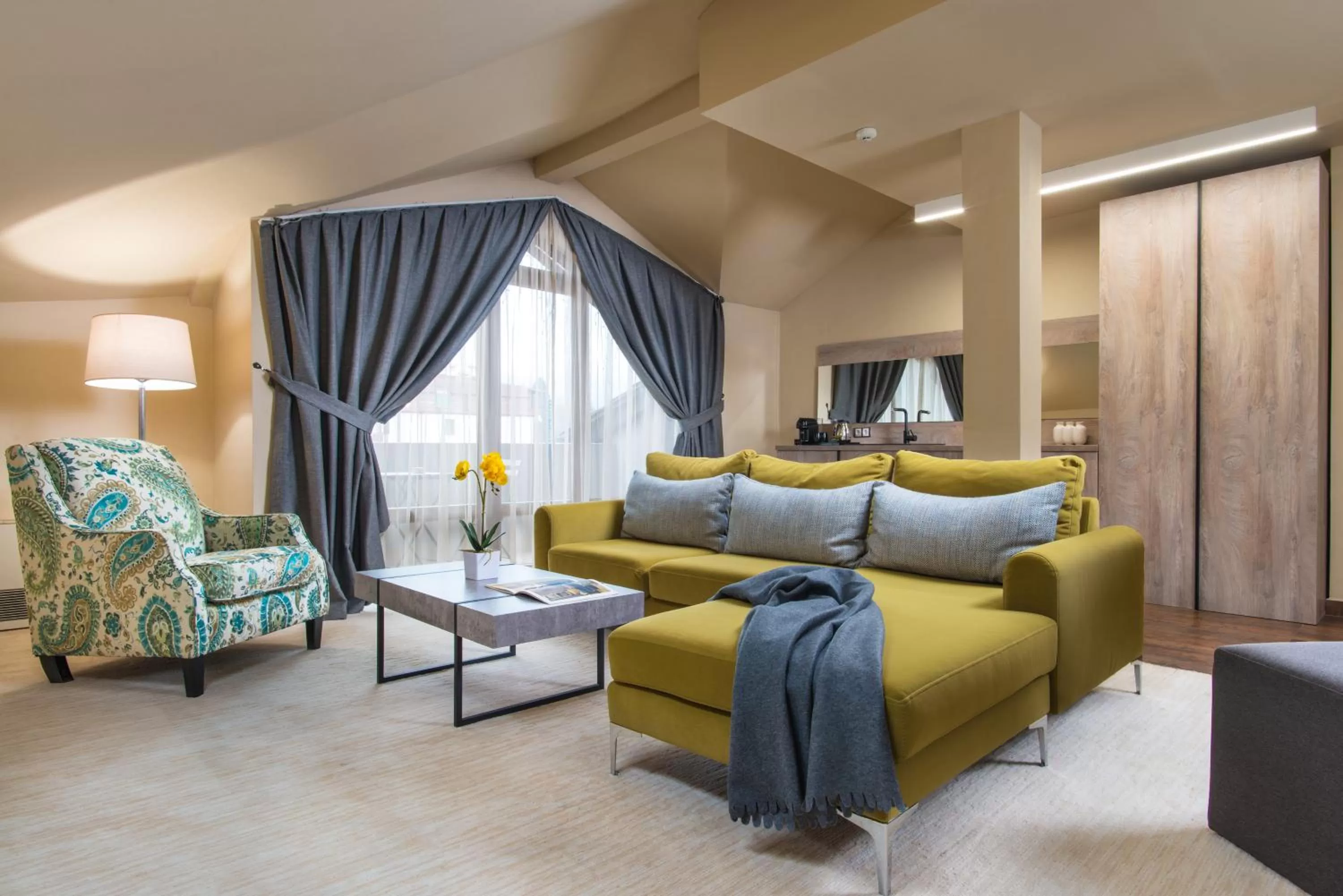 Seating area in Ores Boutique Hotel