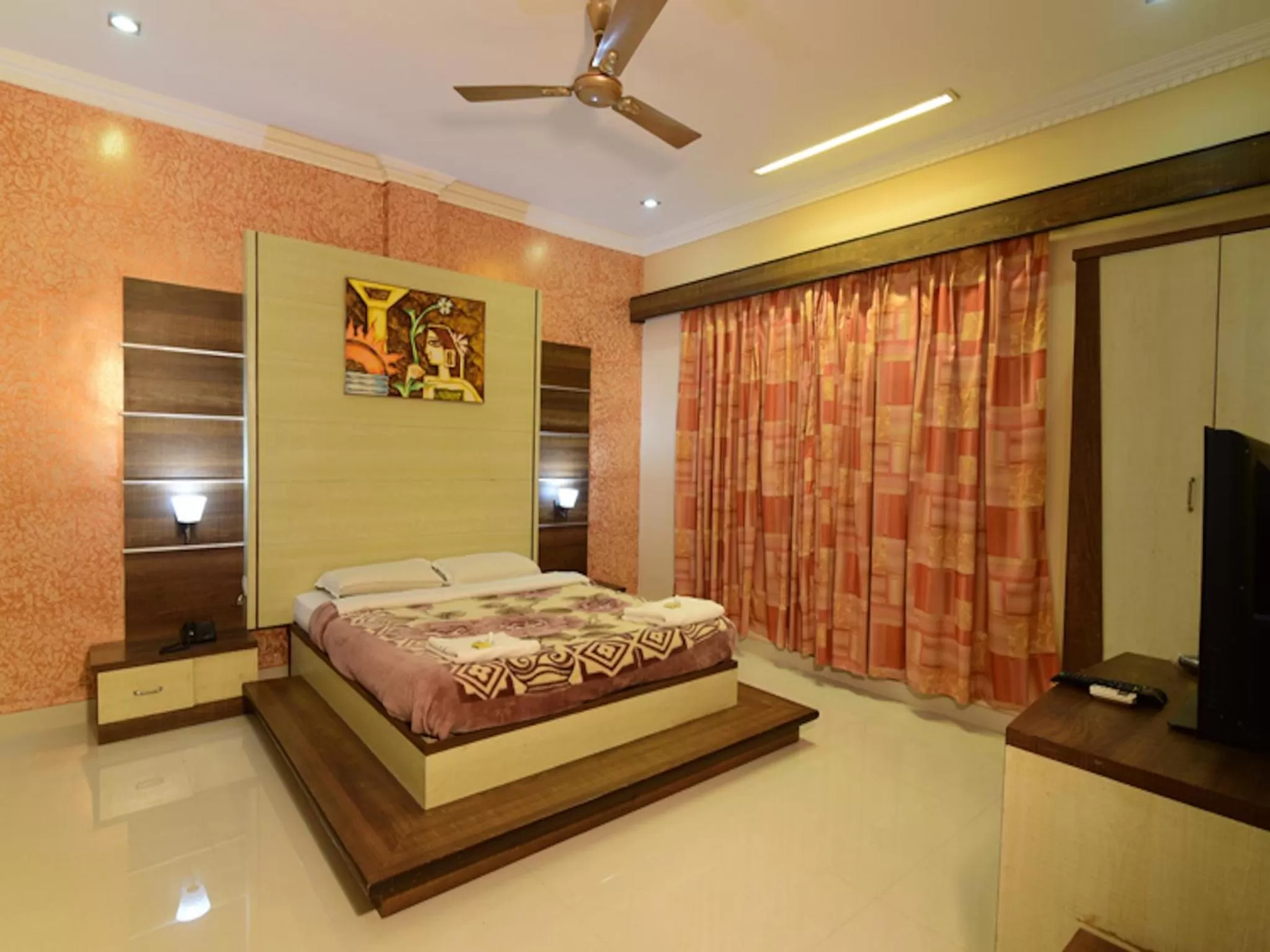 Bedroom, Bed in Hotel Ashlesh Manipal