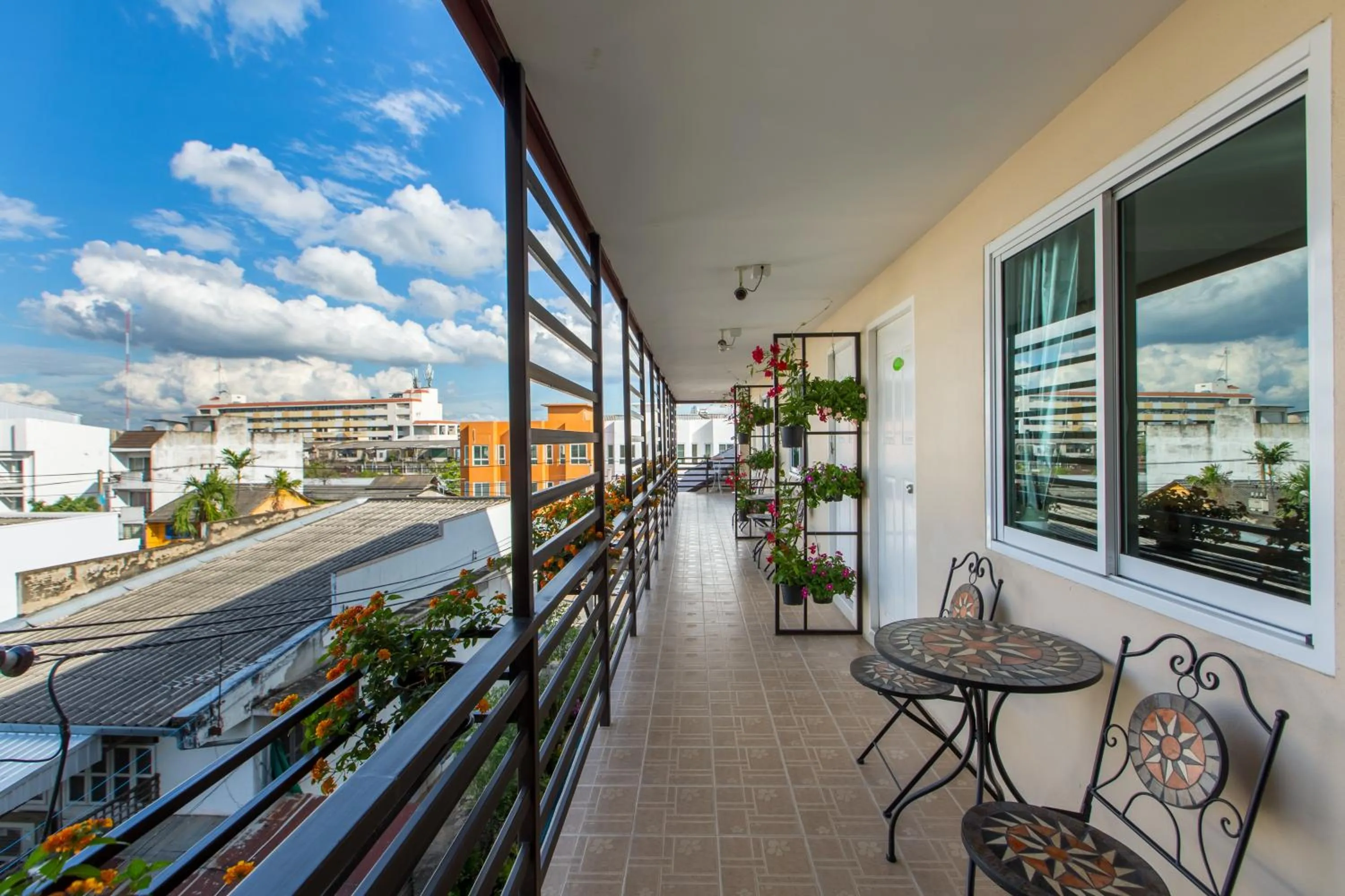 Balcony/Terrace in Chiang Mai Waroros Boutique Hotel