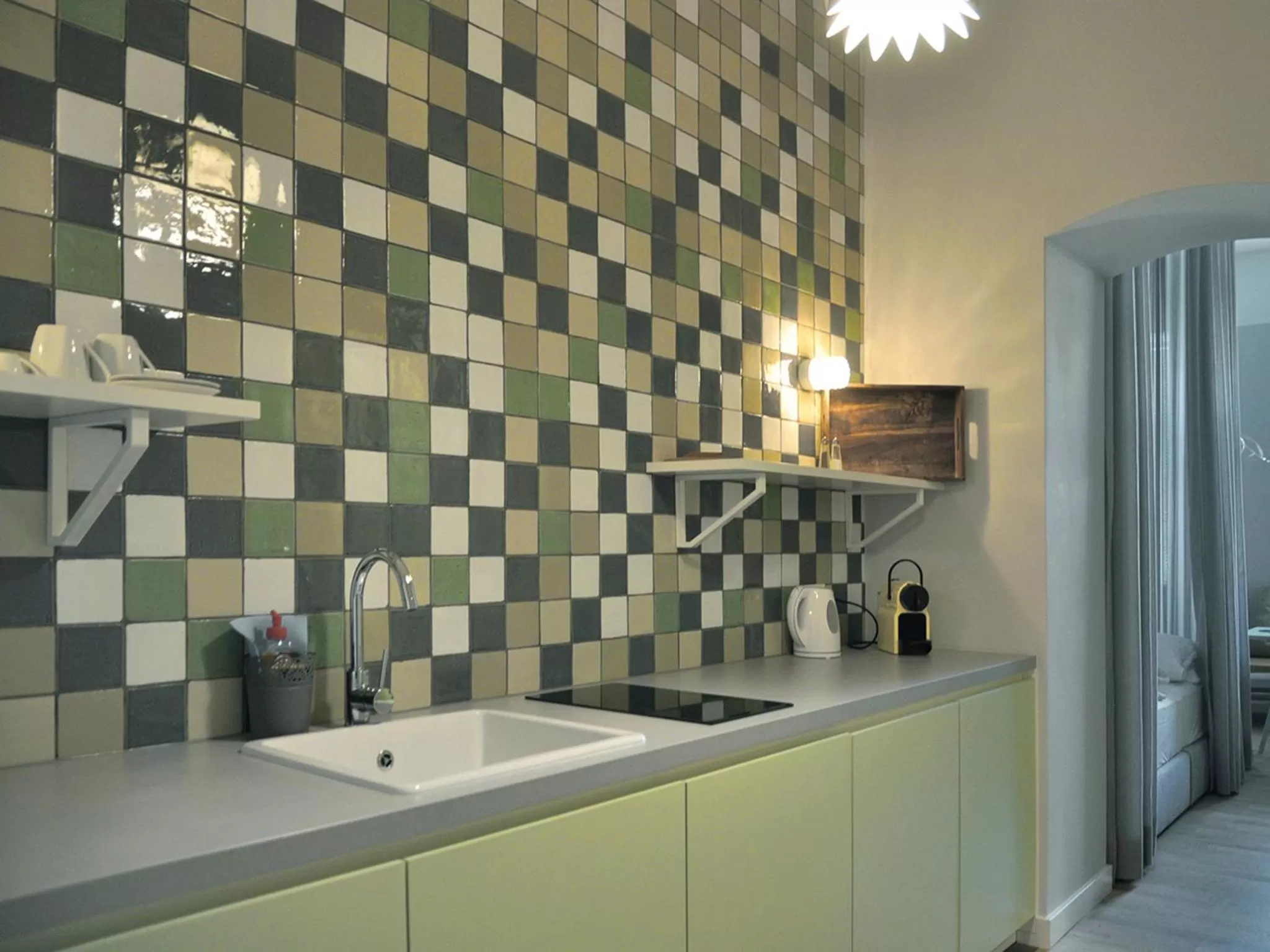 Kitchen or kitchenette in grätzlhotel Schönbrunn