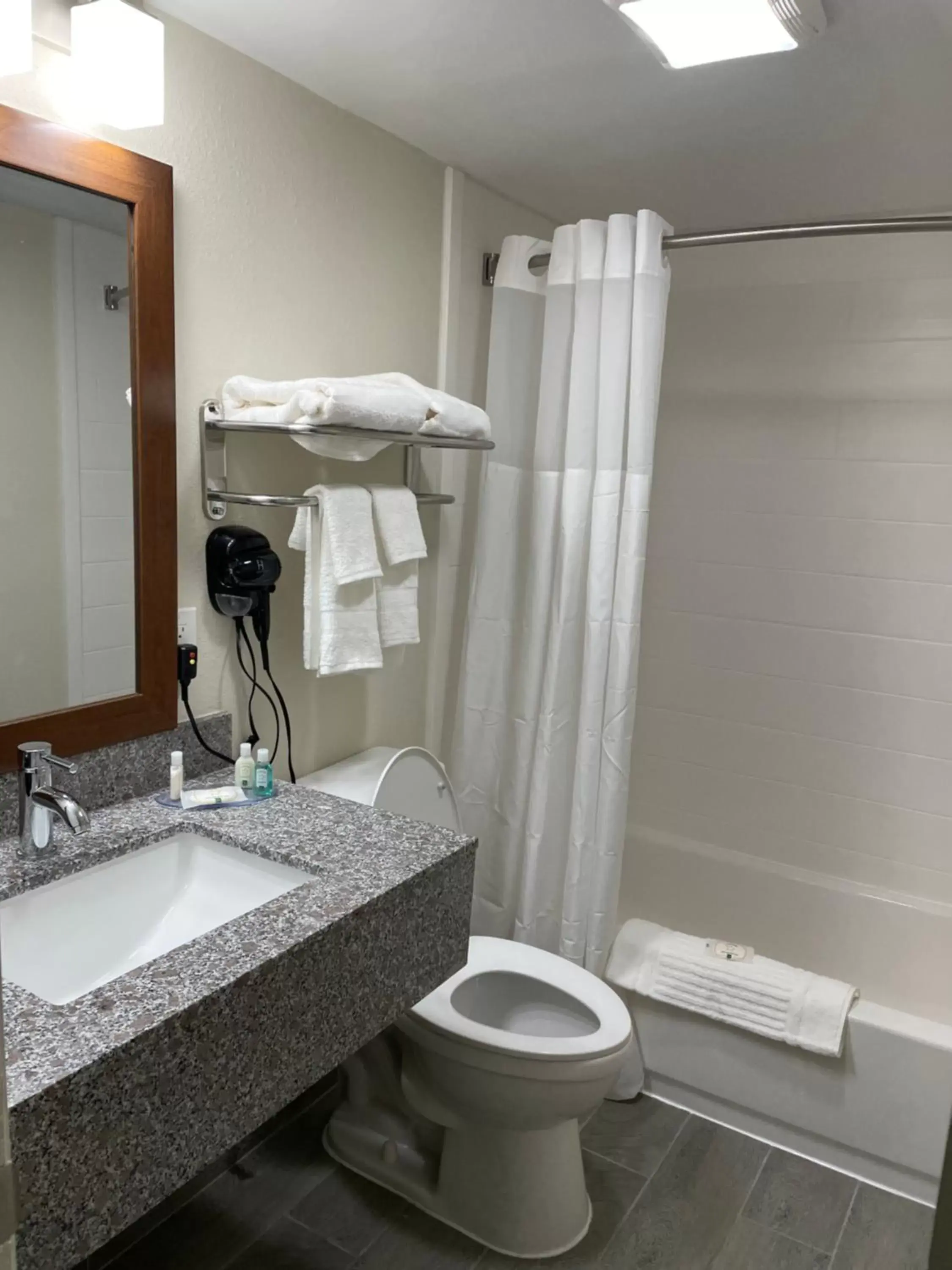 Bathroom in Quality Inn & Suites Spring Lake - Fayetteville Near Fort Liberty