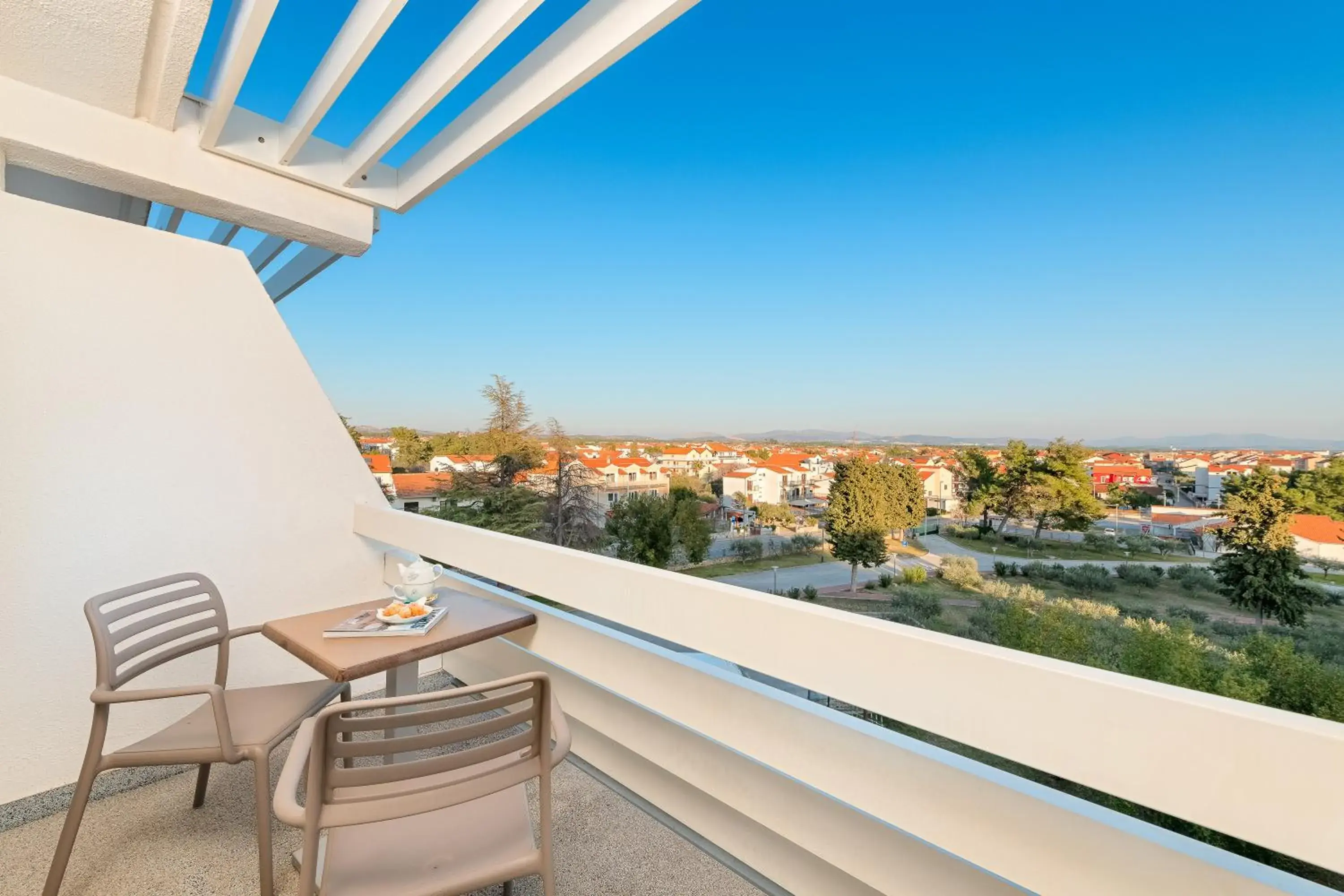 Balcony/Terrace in Hotel Olympia