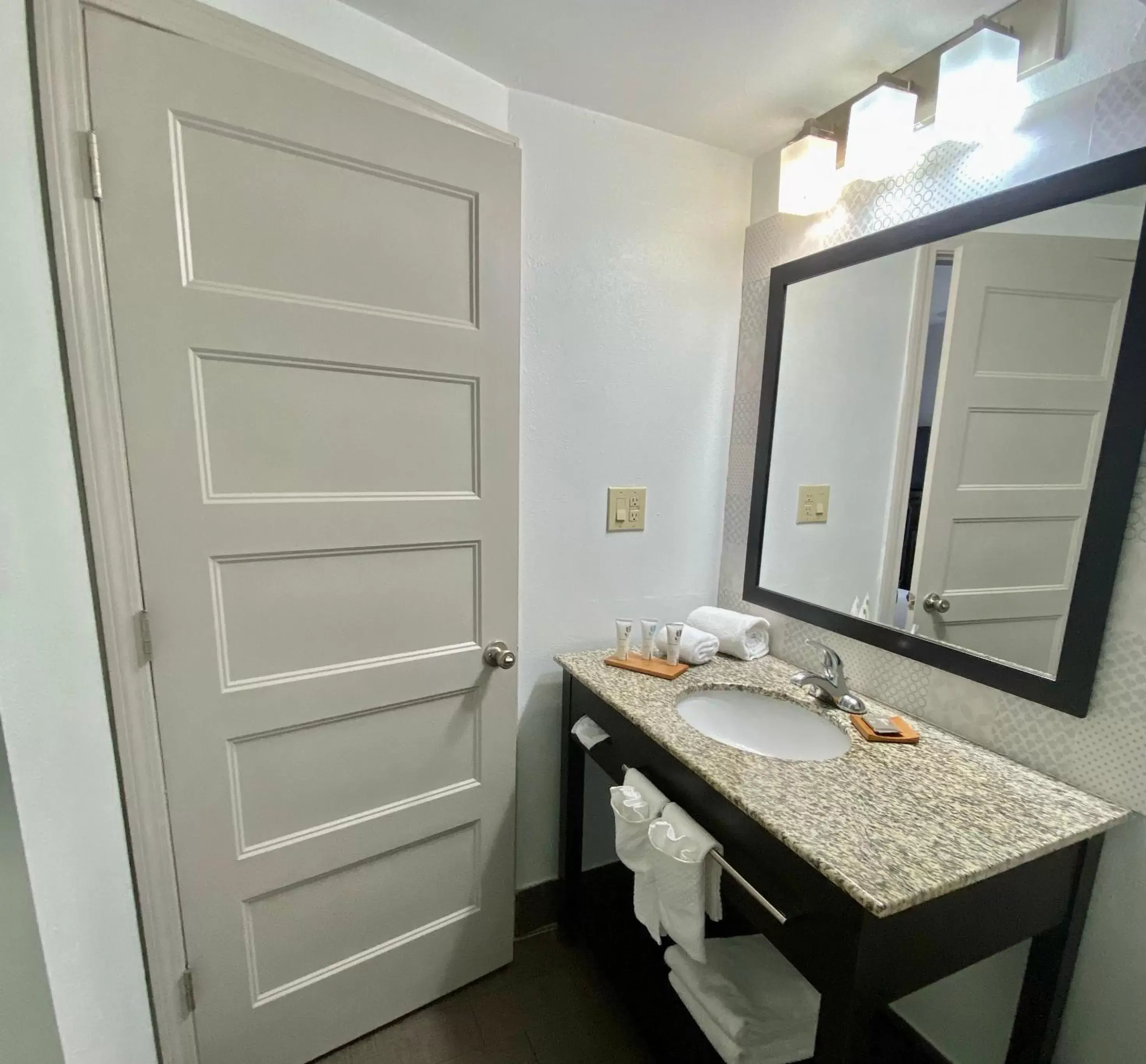 Bathroom in Country Inn & Suites by Radisson, Roanoke Rapids, NC