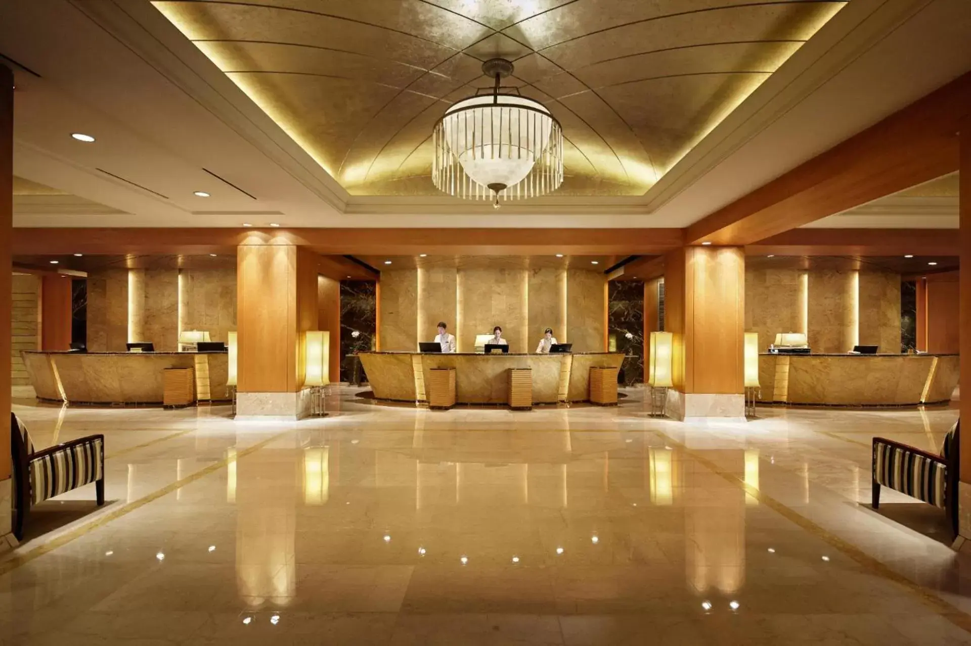 Lobby or reception in Lotte Hotel Seoul