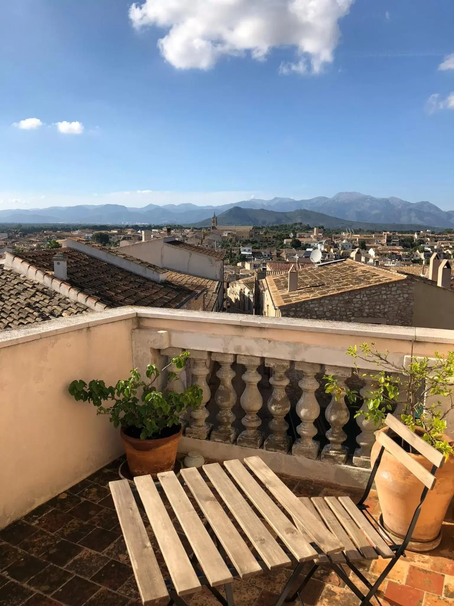 Balcony/Terrace in Vista de la Vila - Turismo de interior.