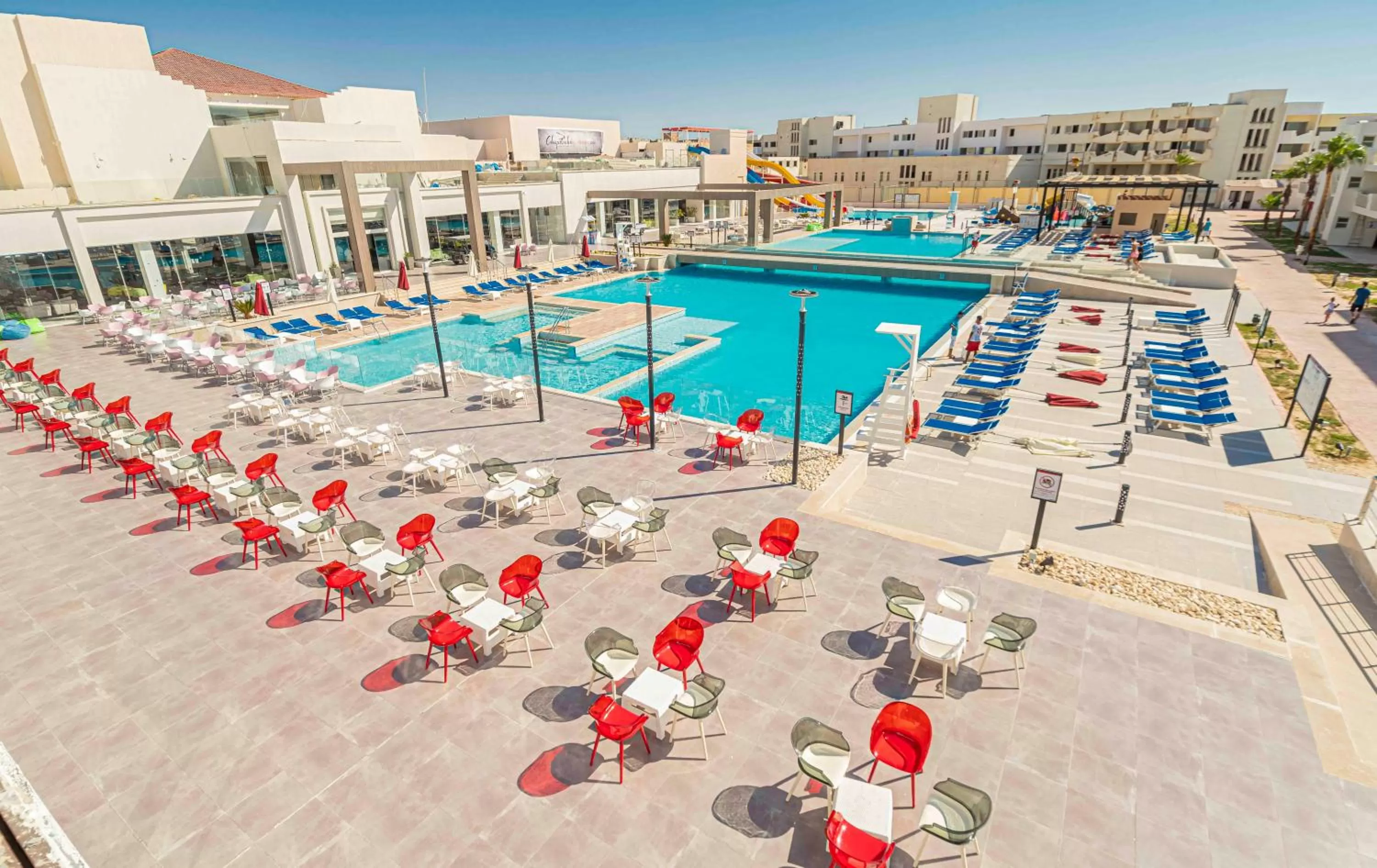 Pool view in Amarina Abu Soma Resort & Aquapark
