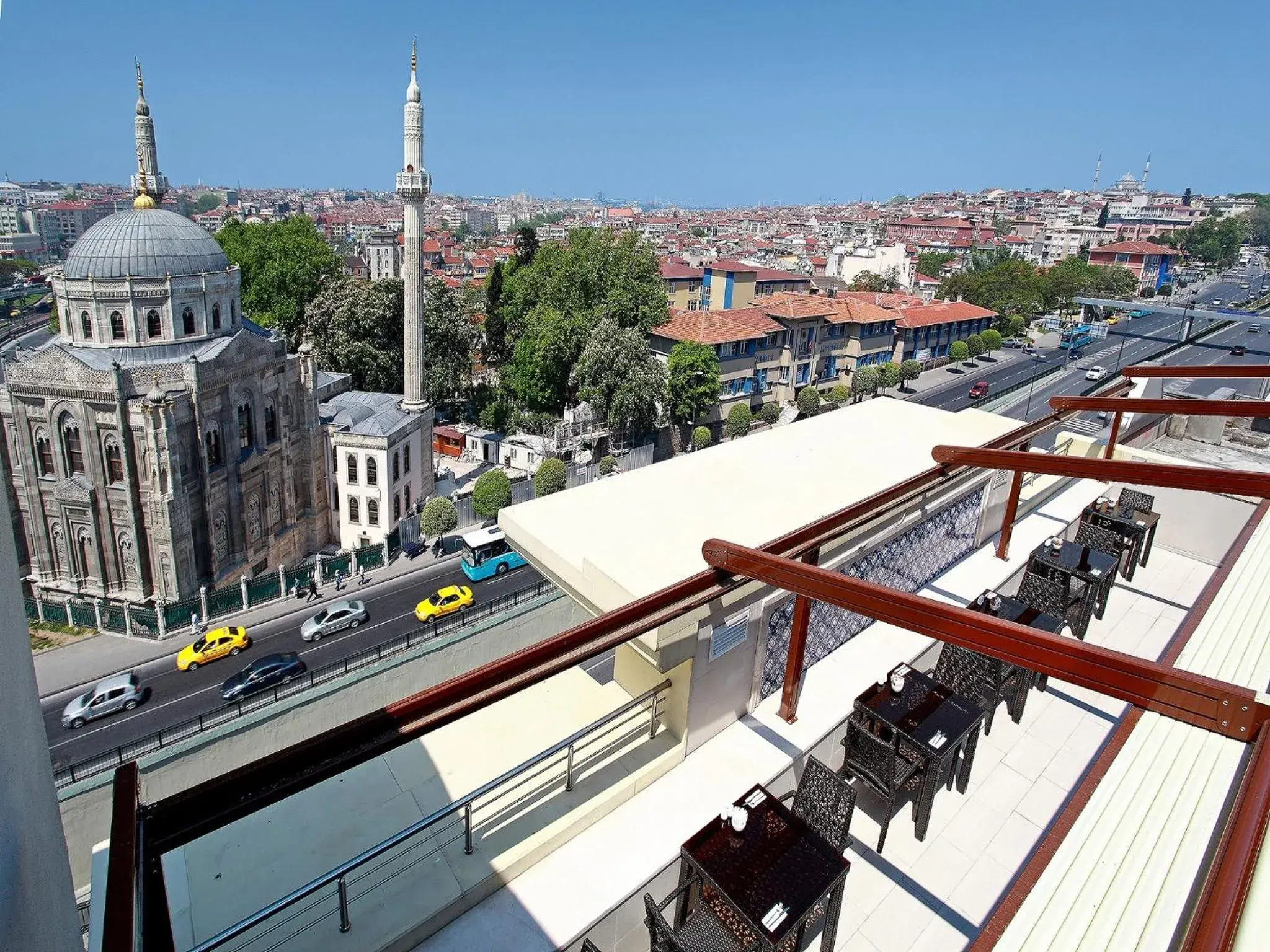 Bird's eye view in Grand Durmaz Hotel