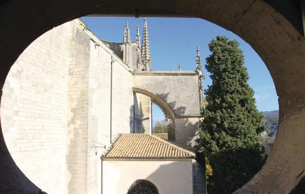 View (from property/room), Property Building in LES JARDINS DE LA CATHÉDRALE chambres d Hôtes gîte de groupe