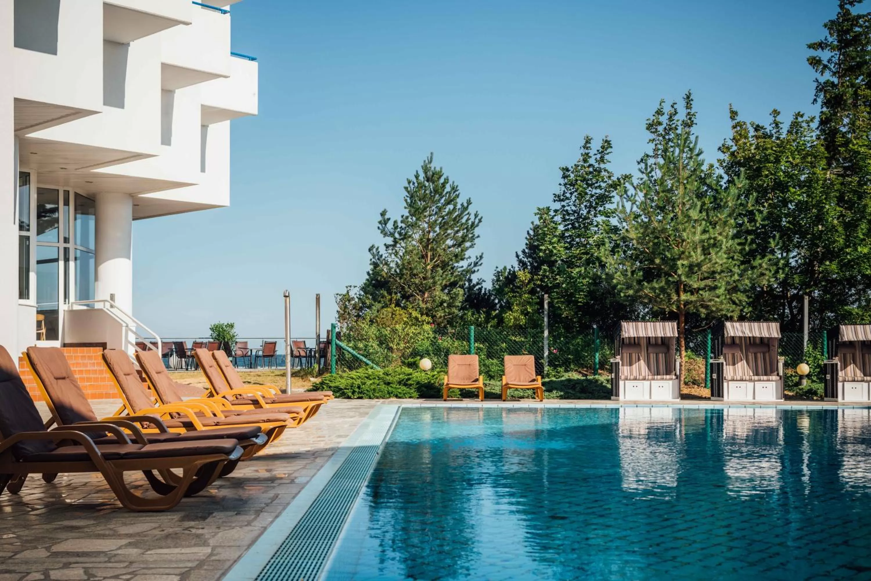 Pool view in Vienna House by Wyndham Amber Baltic Miedzyzdroje