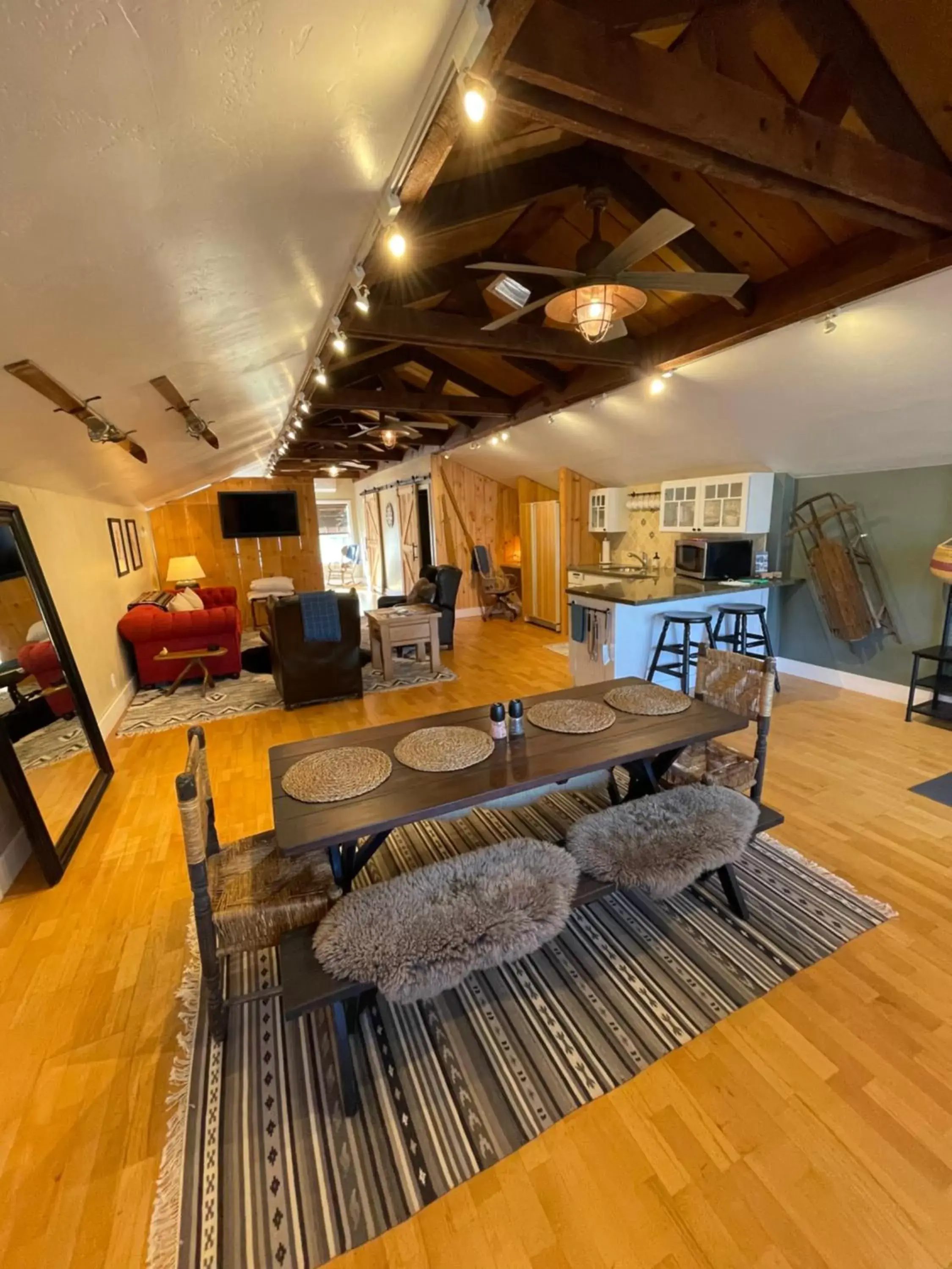 Living room in Yosemite Basecamp