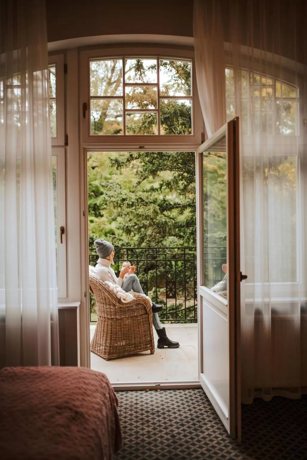 Bed in Hotel Dębowy Biowellness & SPA Góry Sowie