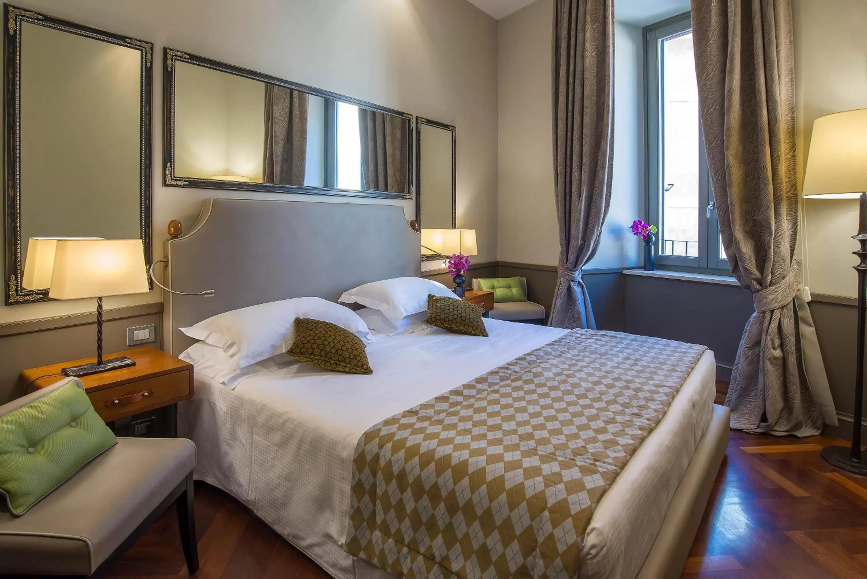 Bedroom, Bed in Hotel Lunetta