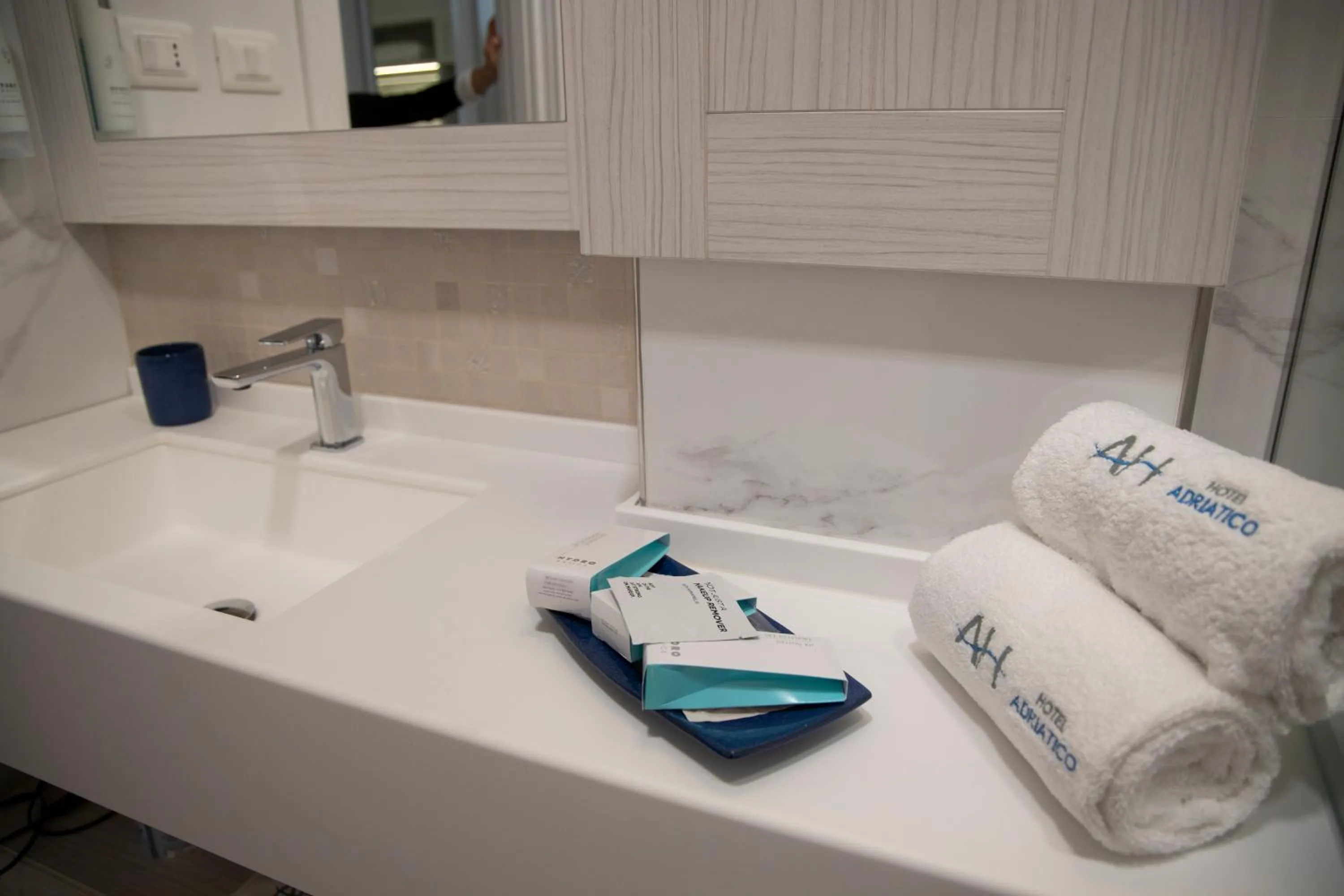 Bathroom in Hotel Adriatico