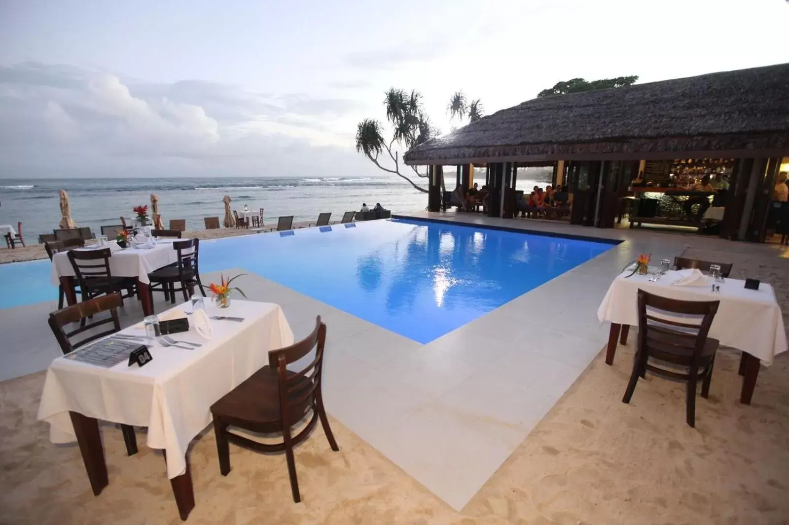 Restaurant/places to eat, Swimming Pool in Breakas Beach Resort