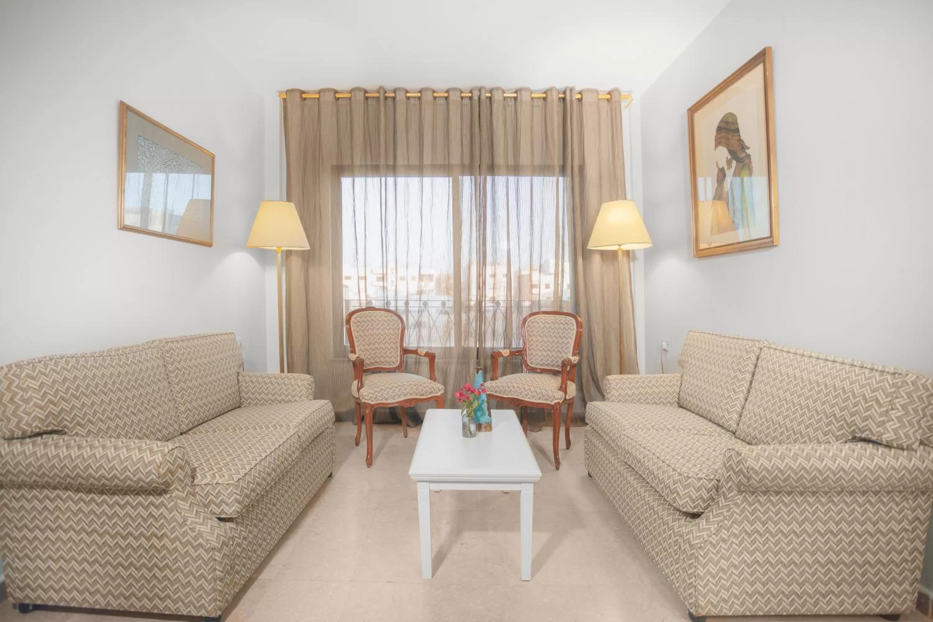 Living room in Grand Hotel Madaba