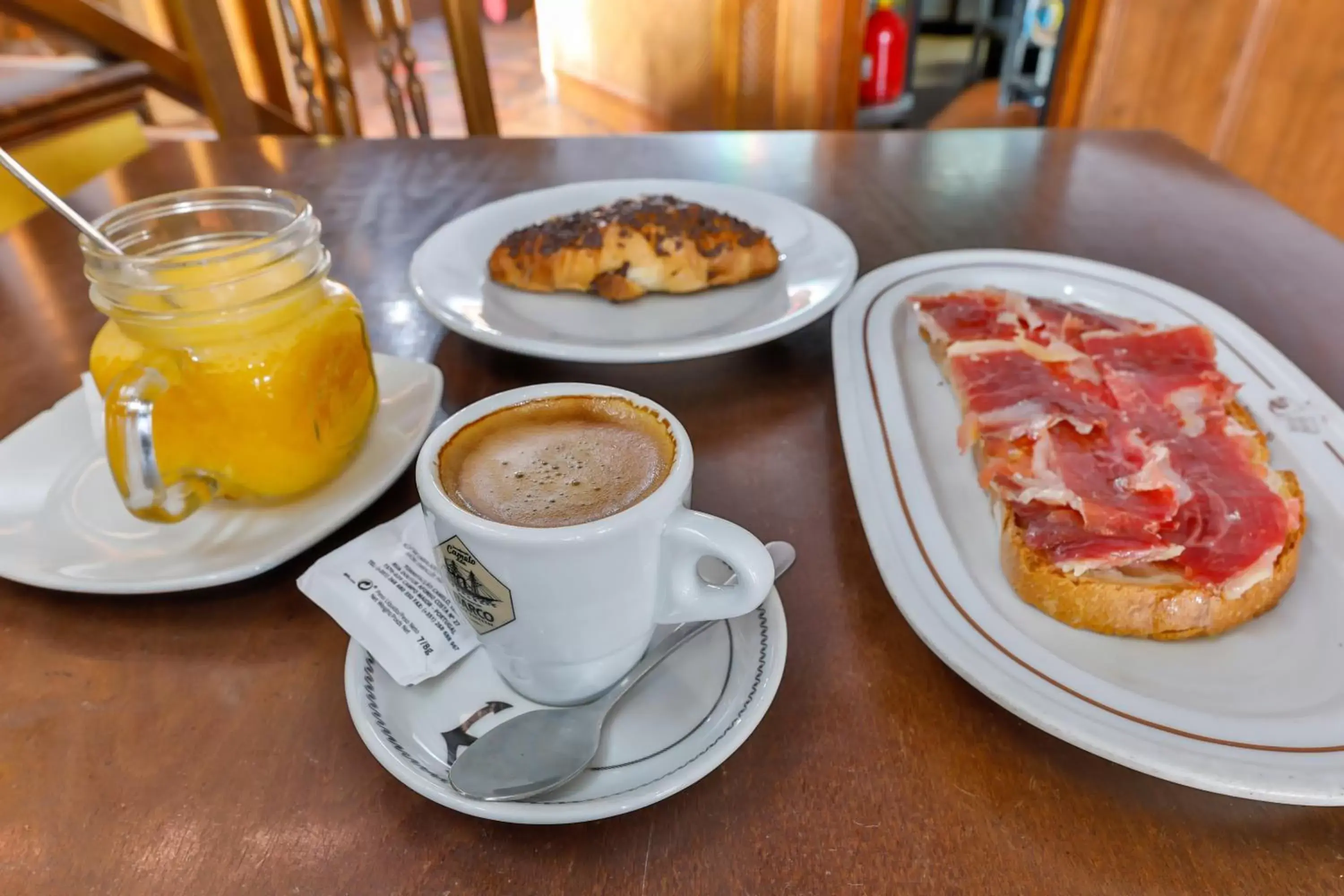 Breakfast in Hostal Alfonso XI