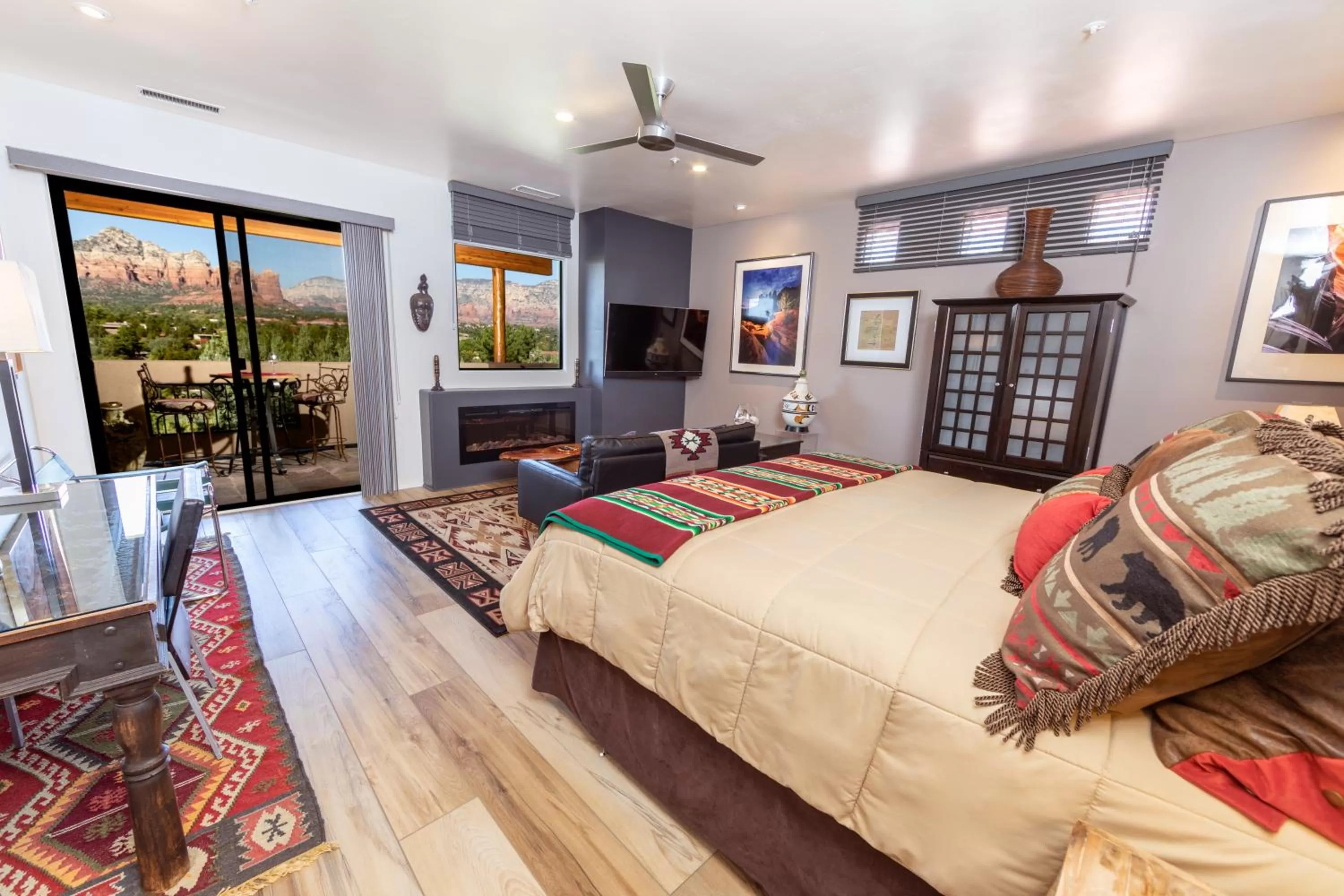 Bedroom, Bed in A Sunset Chateau