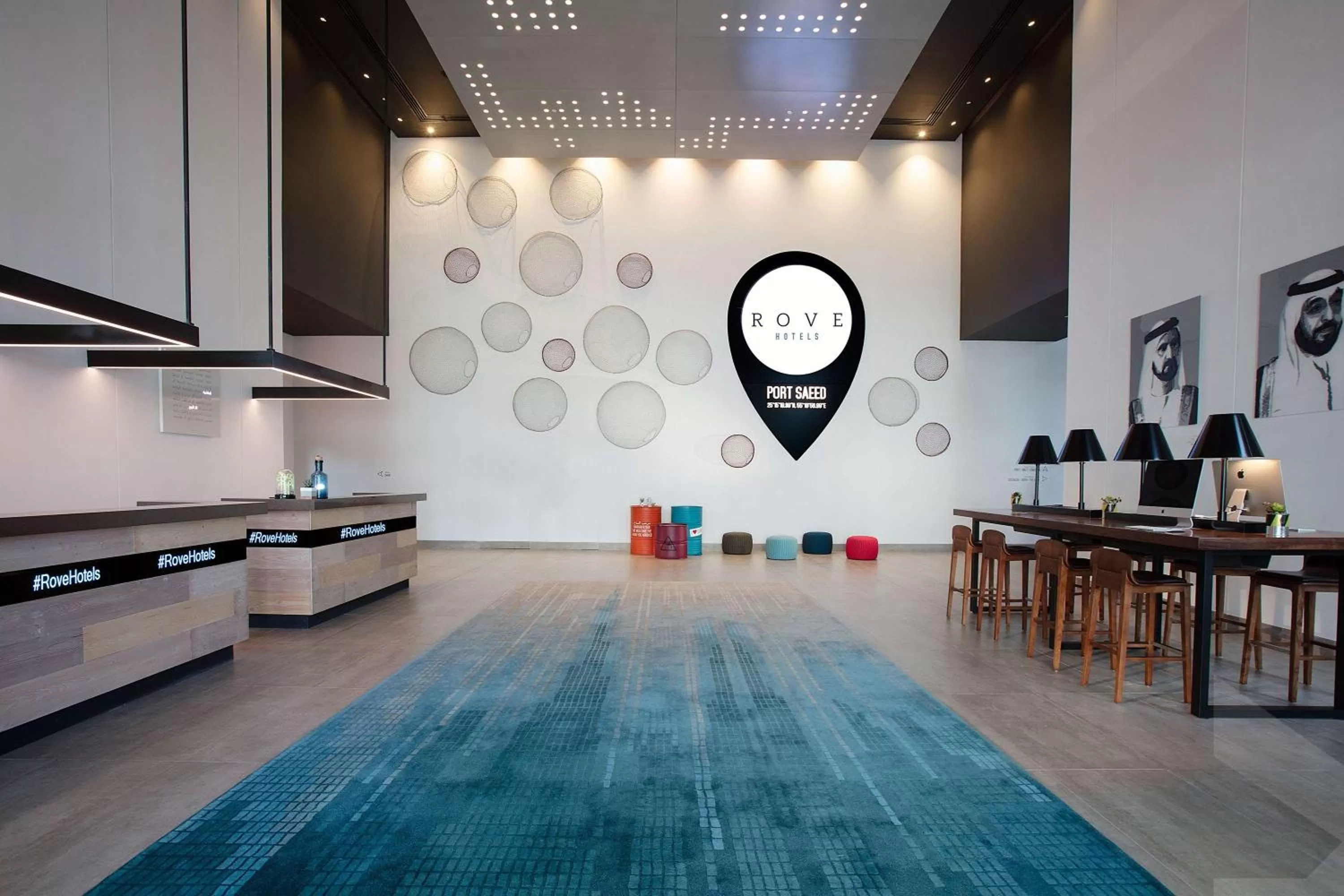 Lobby or reception in Rove City Centre, Deira