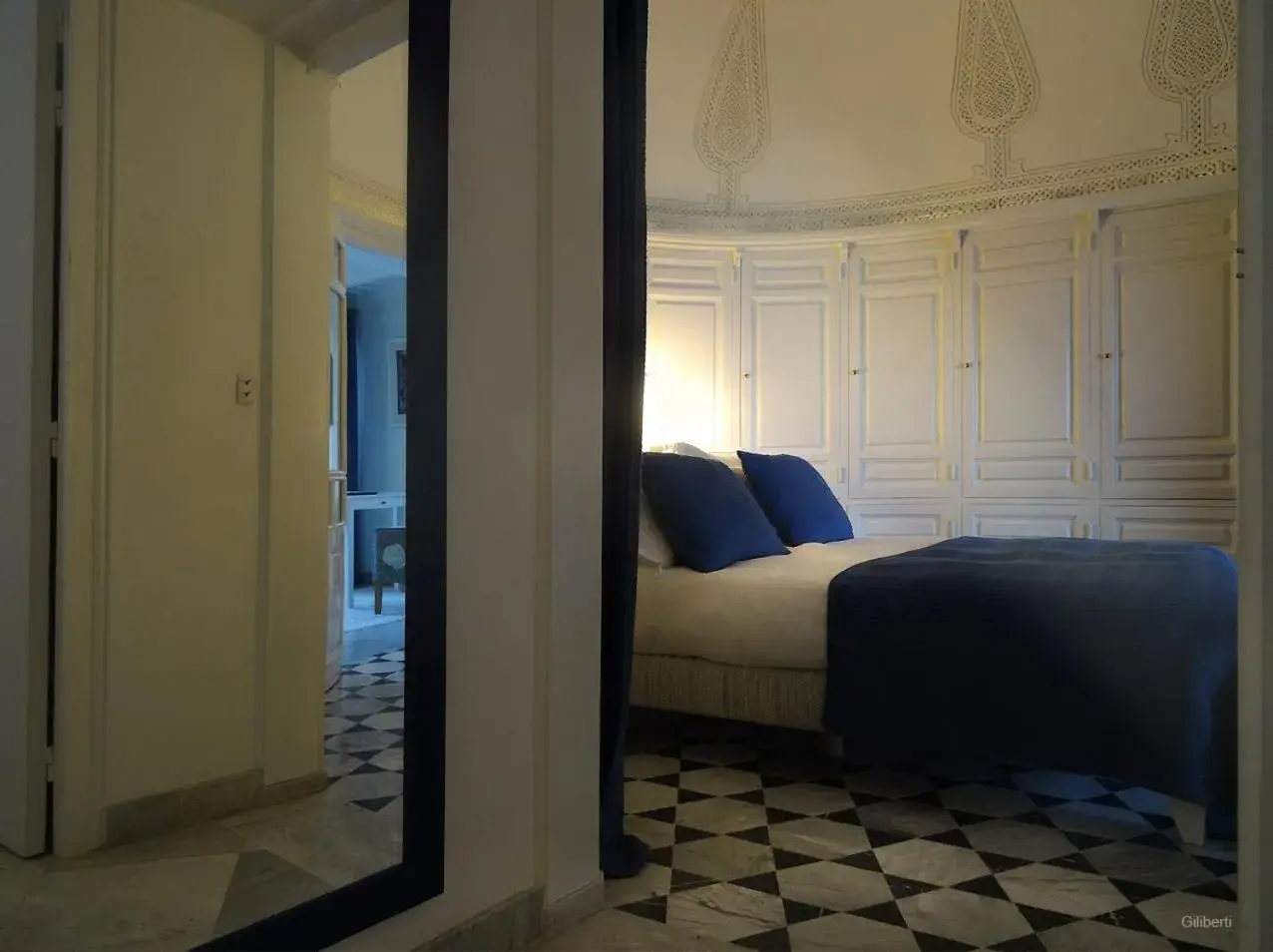 Bedroom, Bed in La Villa Bleue