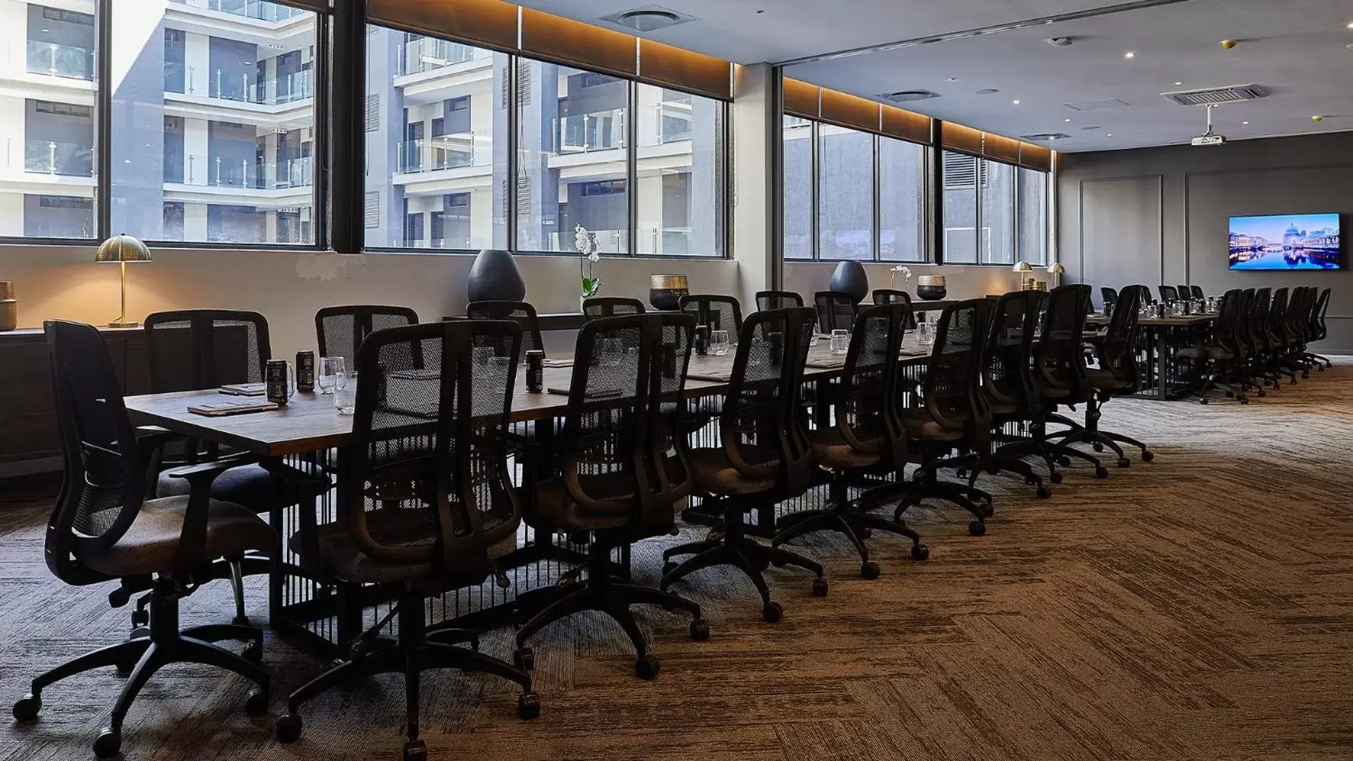 Meeting/conference room in The Catalyst Apartment Hotel by NEWMARK