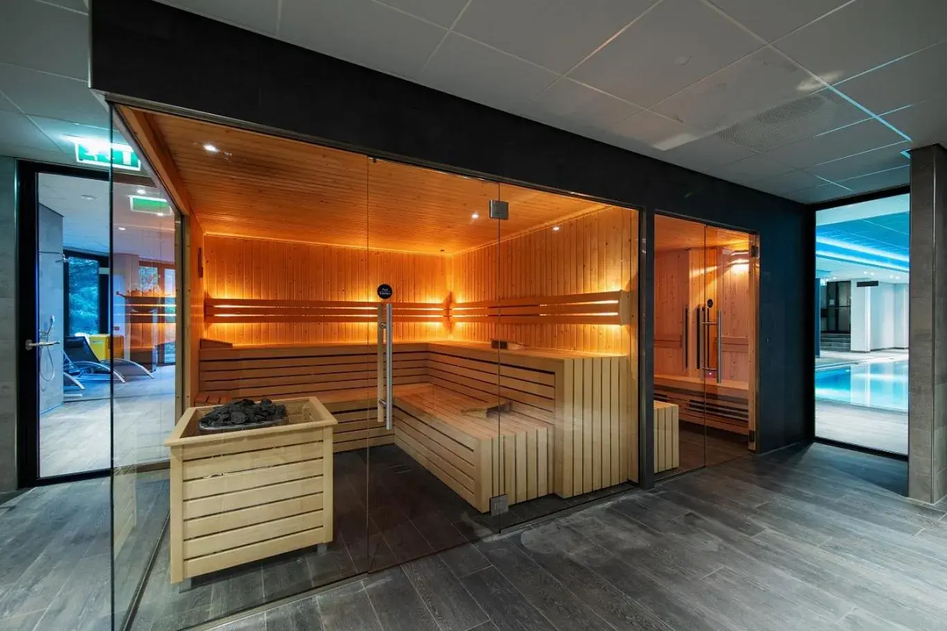 Sauna, Bed in Bilderberg Kasteel Vaalsbroek Sauna, Bed in Bilderberg Kasteel Vaalsbroek