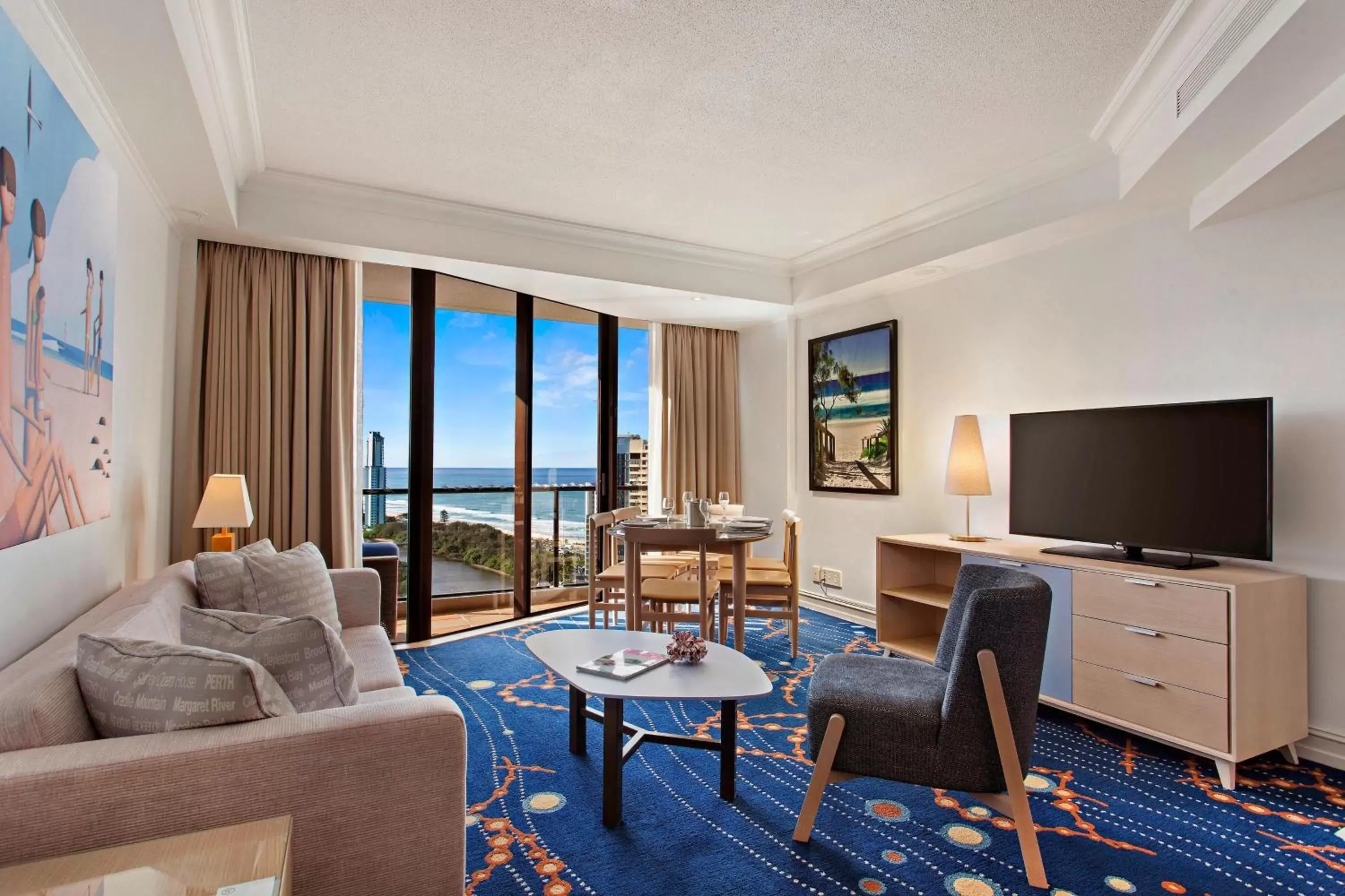 Living room, Seating Area in Marriott Vacation Club at Surfers Paradise