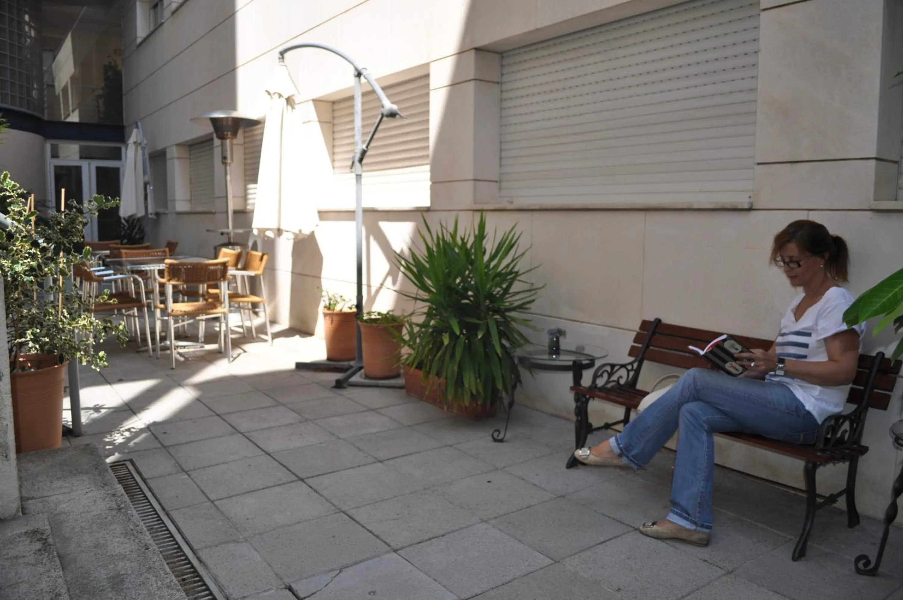 Patio in Hotel España