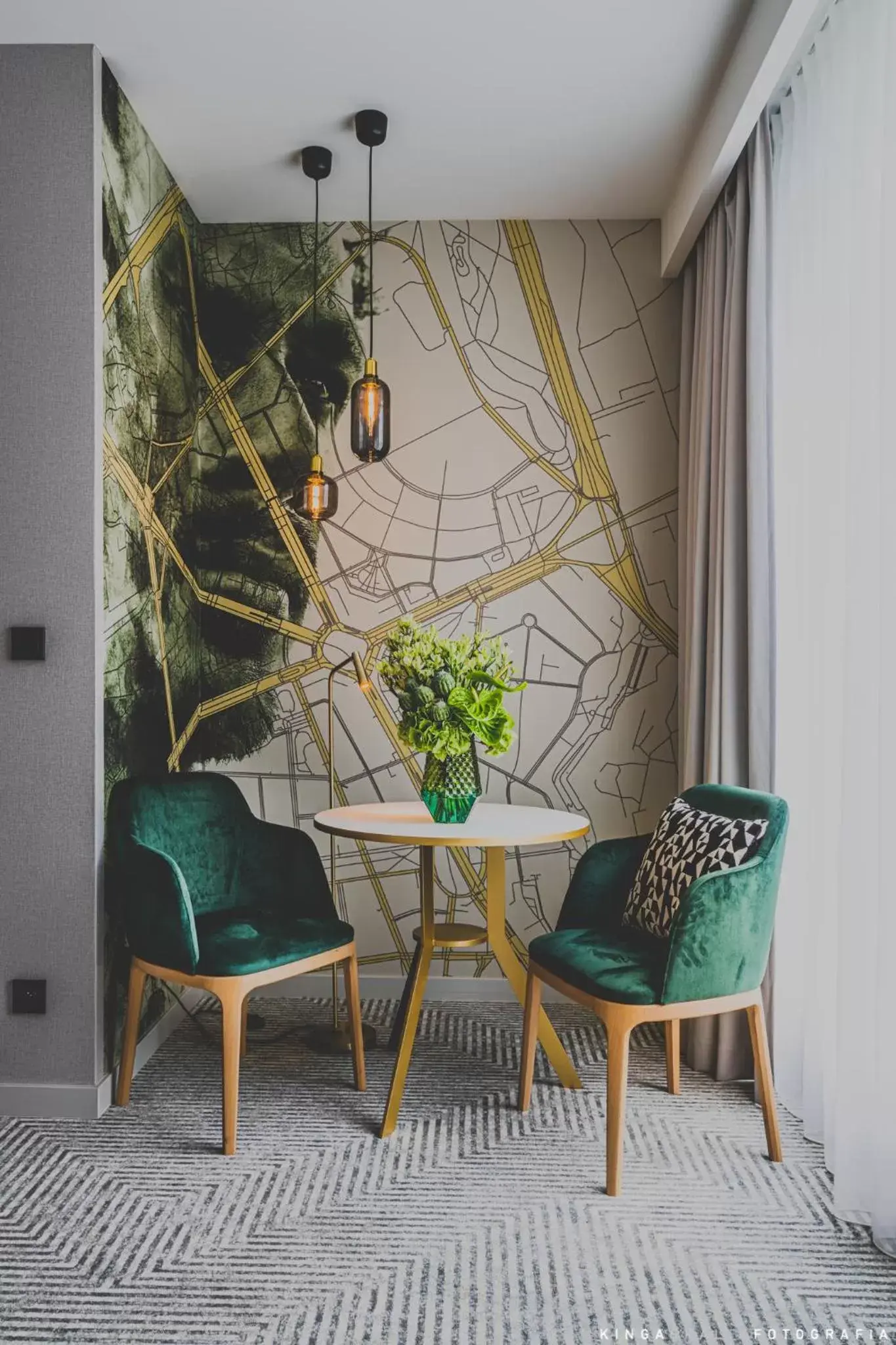 Living room, Seating Area in Royal Tulip Warsaw Apartments